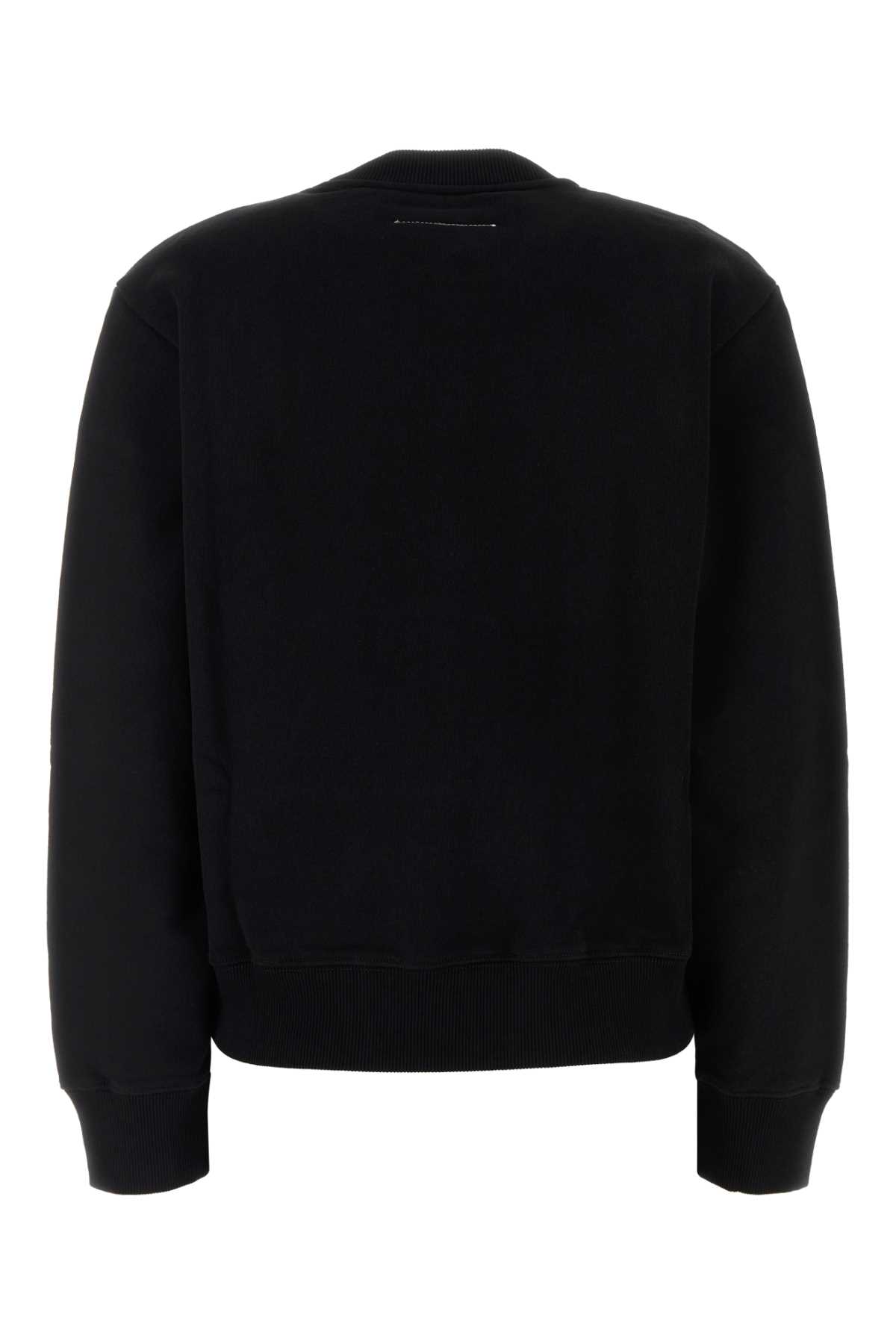 Black cotton sweatshirt S52GU0232M25003900 (MM6 Maison Margiela / スウェット・フーディー ) | MM6 Maison Margiela (エムエムシックス)(1)