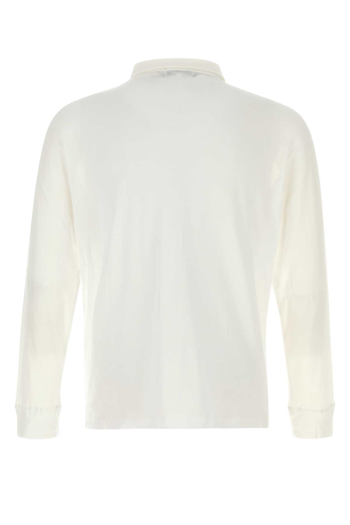 White cotton Tristan polo shirt TRISTANLSPOLOWHITE (gimaguas / ポロシャツ ) | gimaguas (ギマガス)(1)