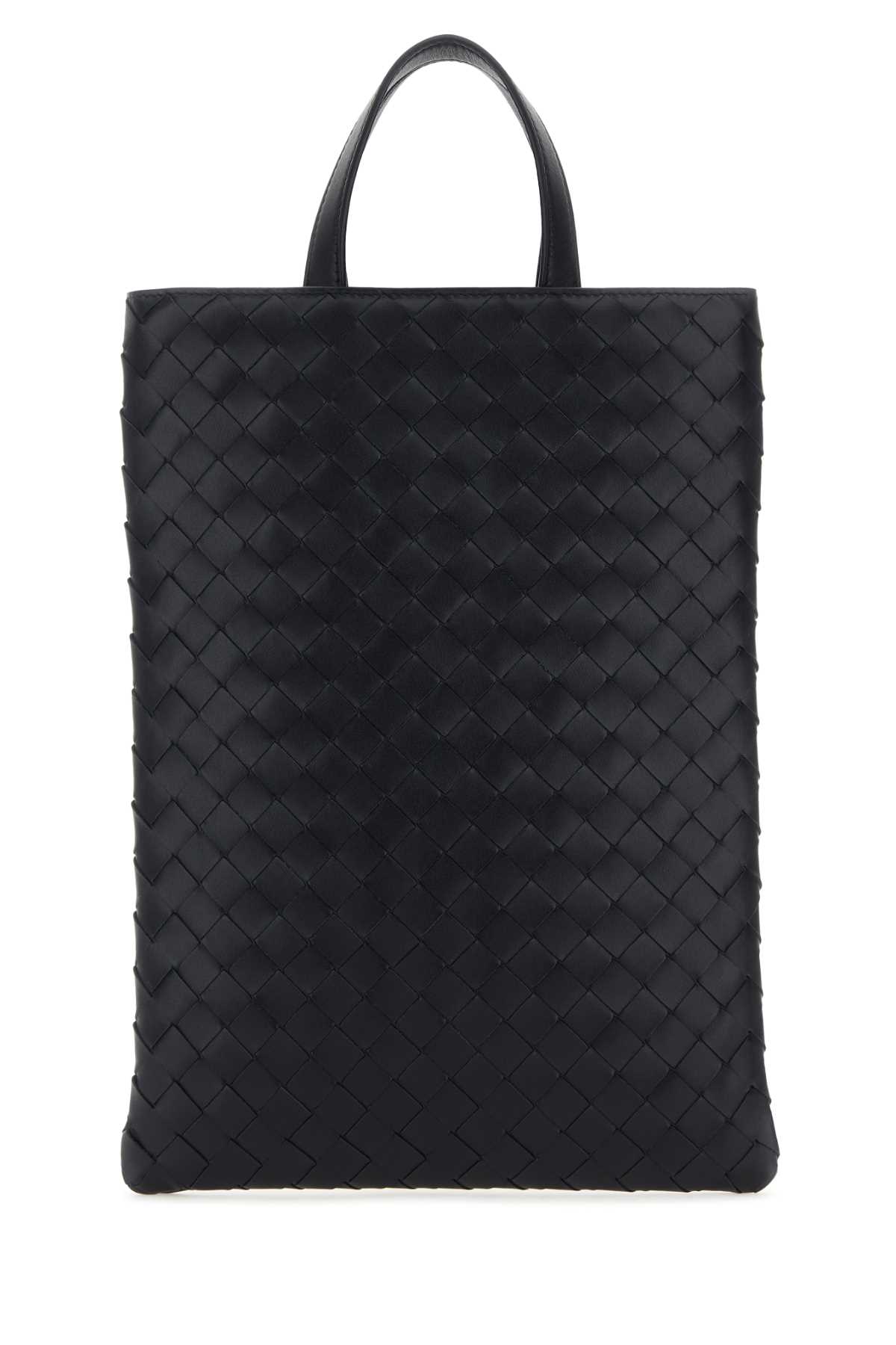 Midnight blue leather Intrecciato laptop case 765767V2HL18838 (Bottega Veneta / ハンドバッグ・ショルダーバッグ ) | Bottega Veneta (ボッテガ・ヴェネタ)(2)