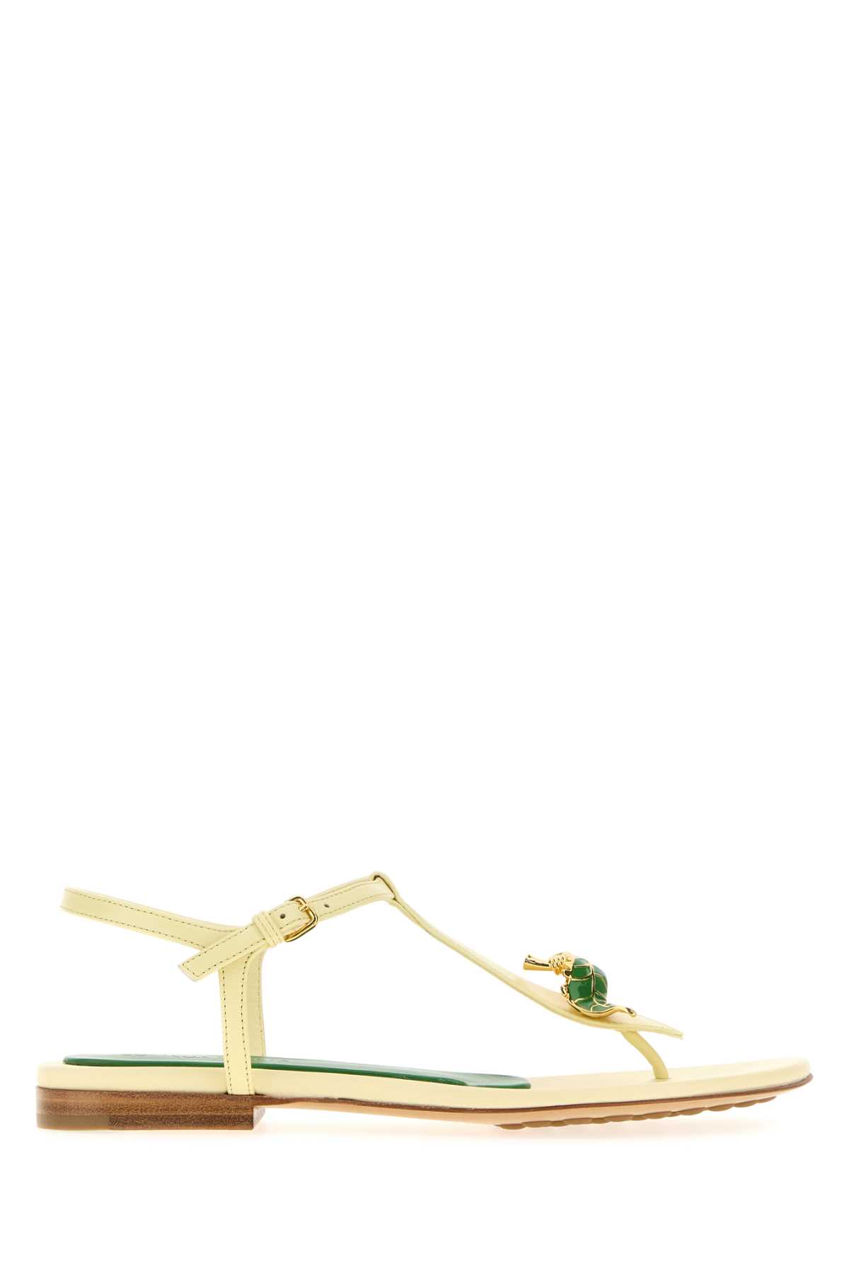 Pastel yellow leather Rana Flora sandals 837846V1TR07105 (Bottega Veneta / サンダル ) | Bottega Veneta (ボッテガ・ヴェネタ)