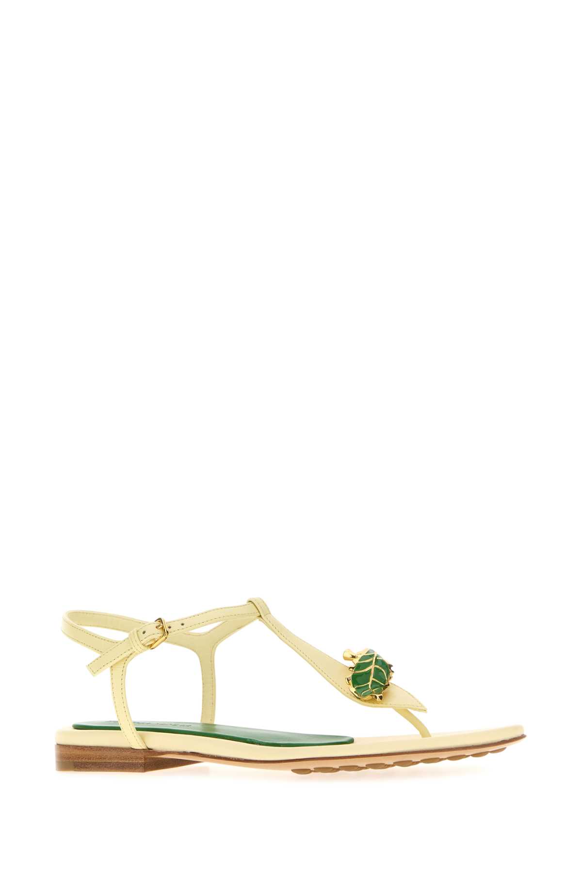 Pastel yellow leather Rana Flora sandals 837846V1TR07105 (Bottega Veneta / サンダル ) | Bottega Veneta (ボッテガ・ヴェネタ)(1)