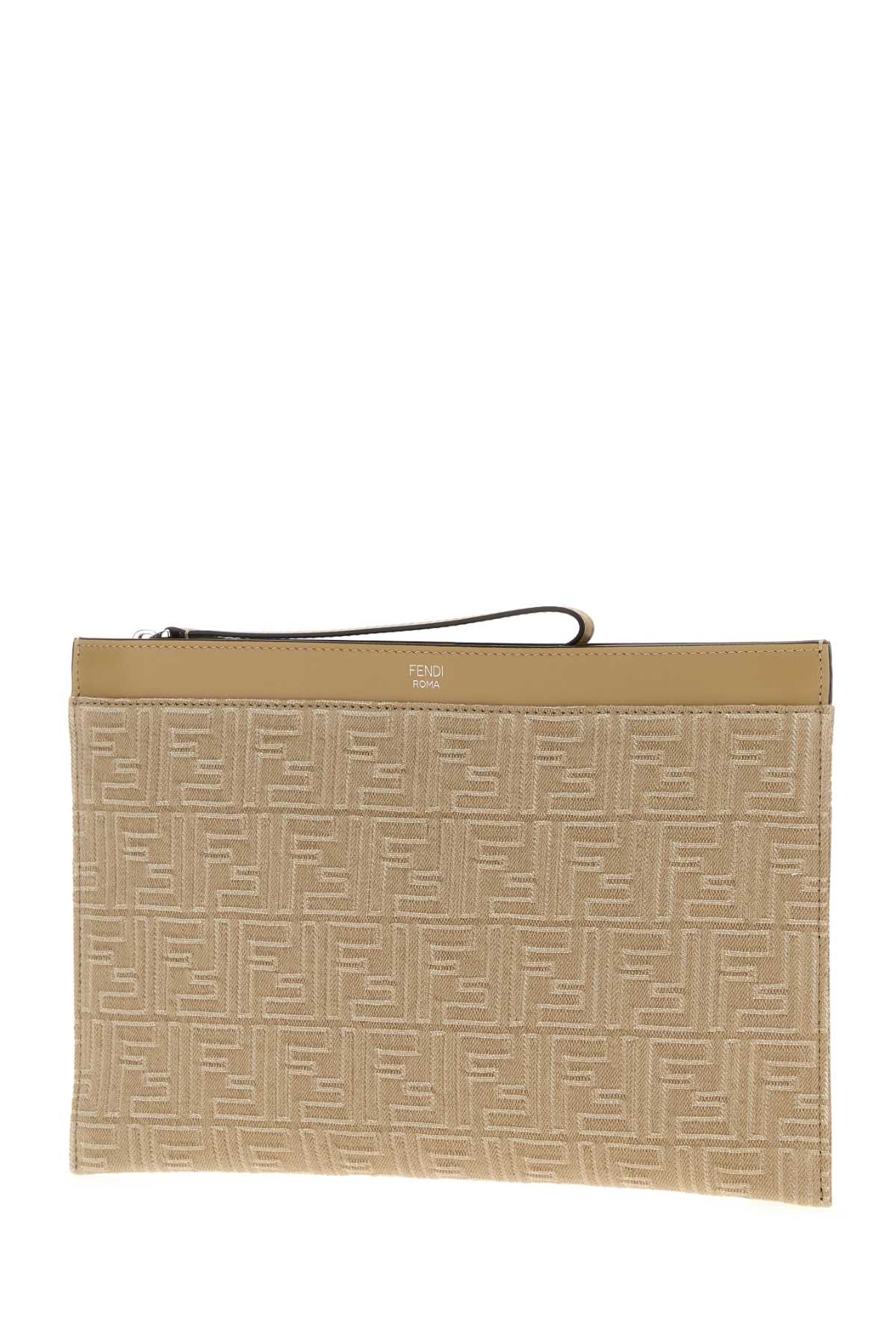 Embroidered denim clutch 7N0134AUGOF19VE (FENDI / クラッチバッグ・ポーチ ) | FENDI (フェンディ)(1)