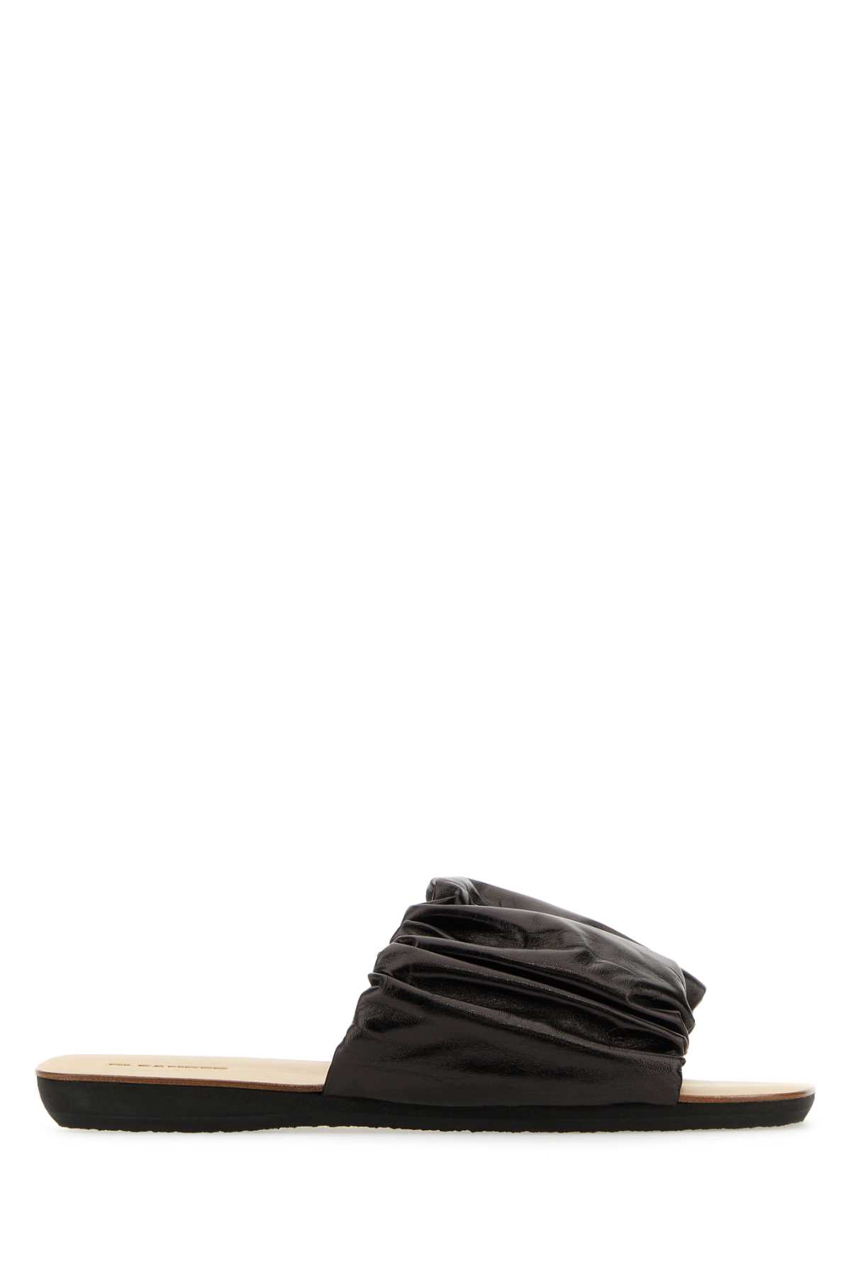 Dark brown leather slippers J15WP0077P4864001 (Jil Sander / サンダル ) | Jil Sander (ジルサンダー)