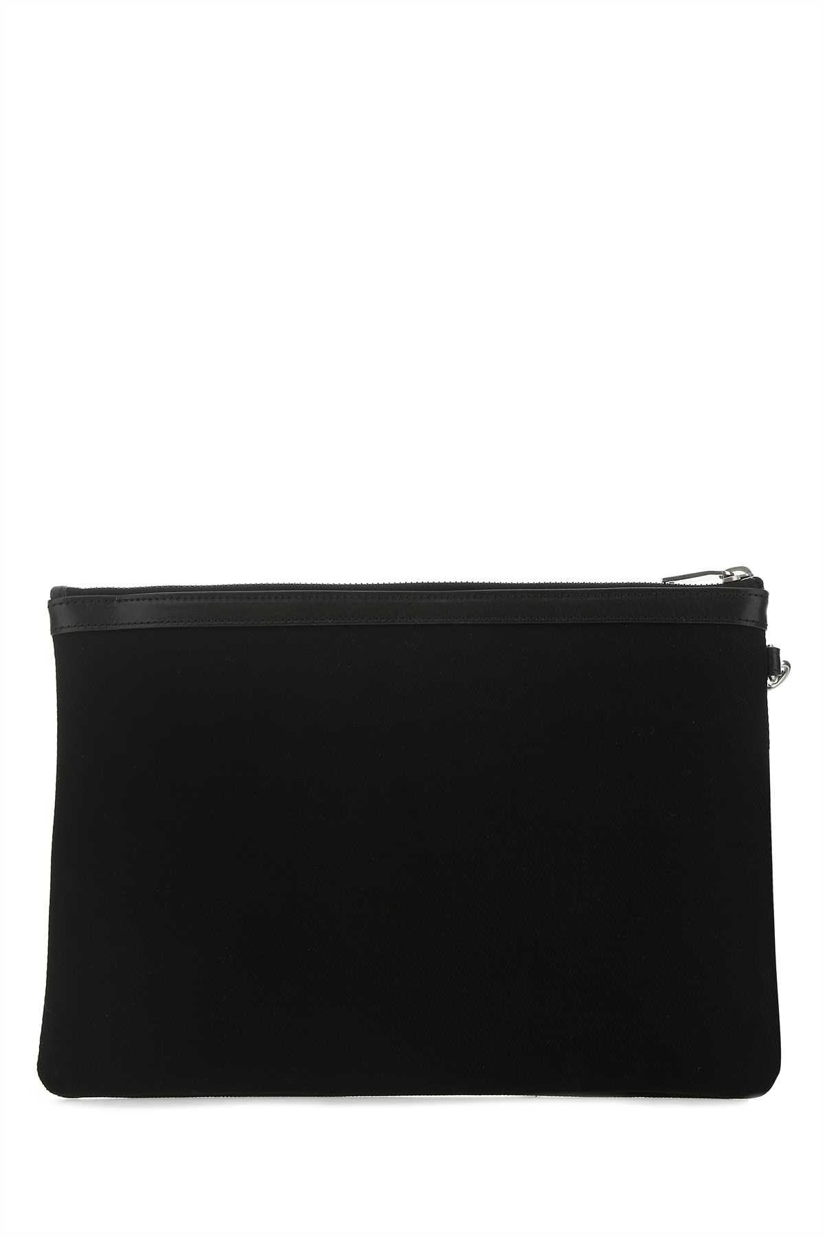 Black canvas Rive Gauche clutch 58136996NAE1070 (Saint Laurent / クラッチバッグ・ポーチ ) | Saint Laurent (サンローラン)(2)