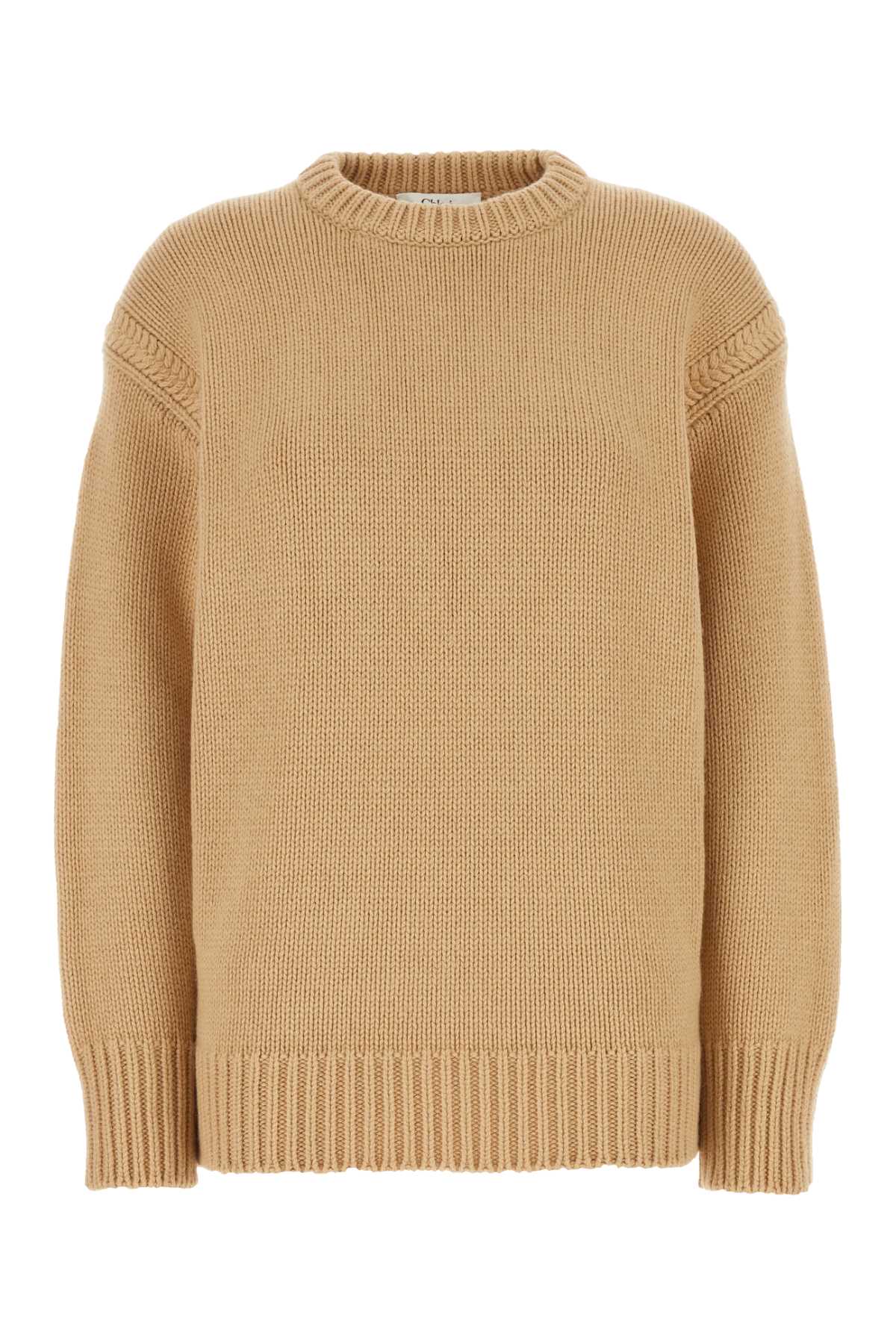 Skin pink cashmere blend oversize sweater CHC24AMP485206H2 (Chloé / ニット・セーター・カーディガン ) | Chloé (クロエ)