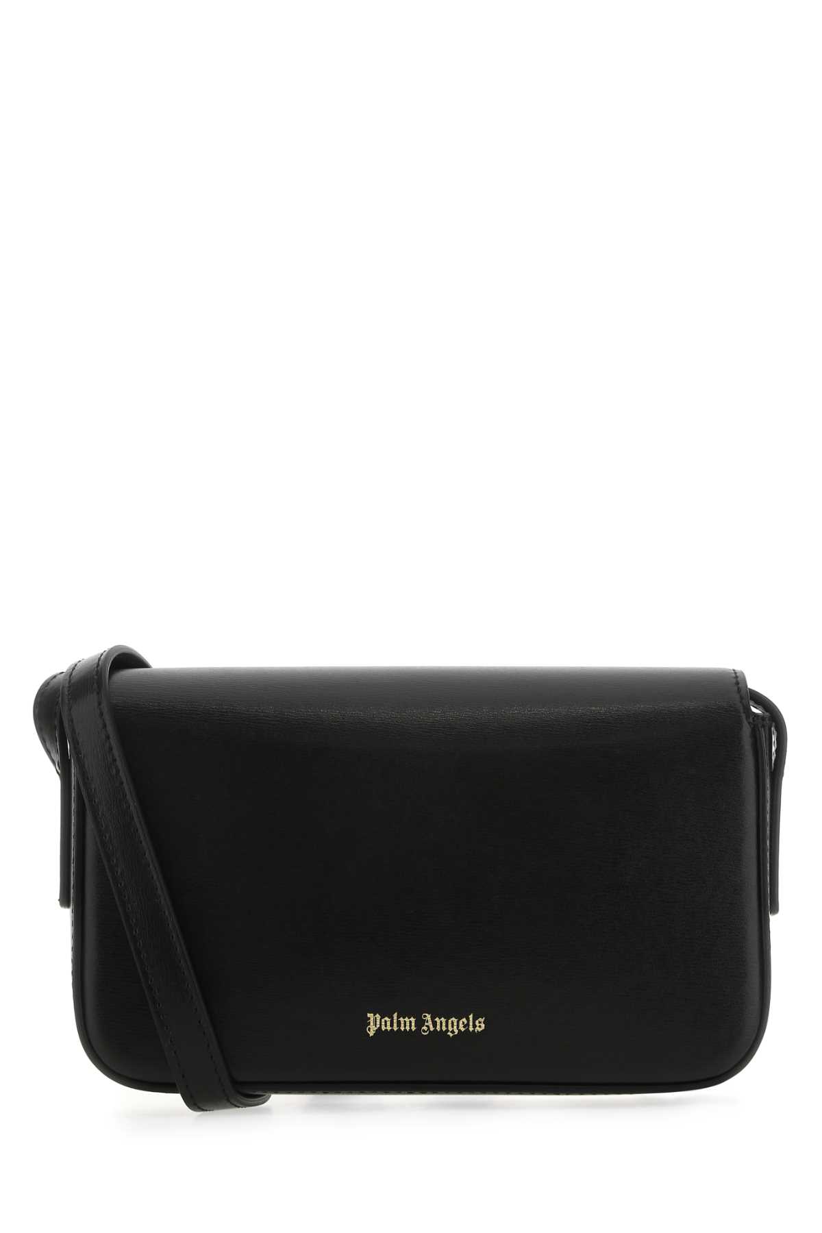 Black leather Palm Beach Bridge crossbody bag PWNQ012F23LEA0011076 (Palm Angels / ハンドバッグ・ショルダーバッグ ) | Palm Angels (パームエンジェルス)(2)