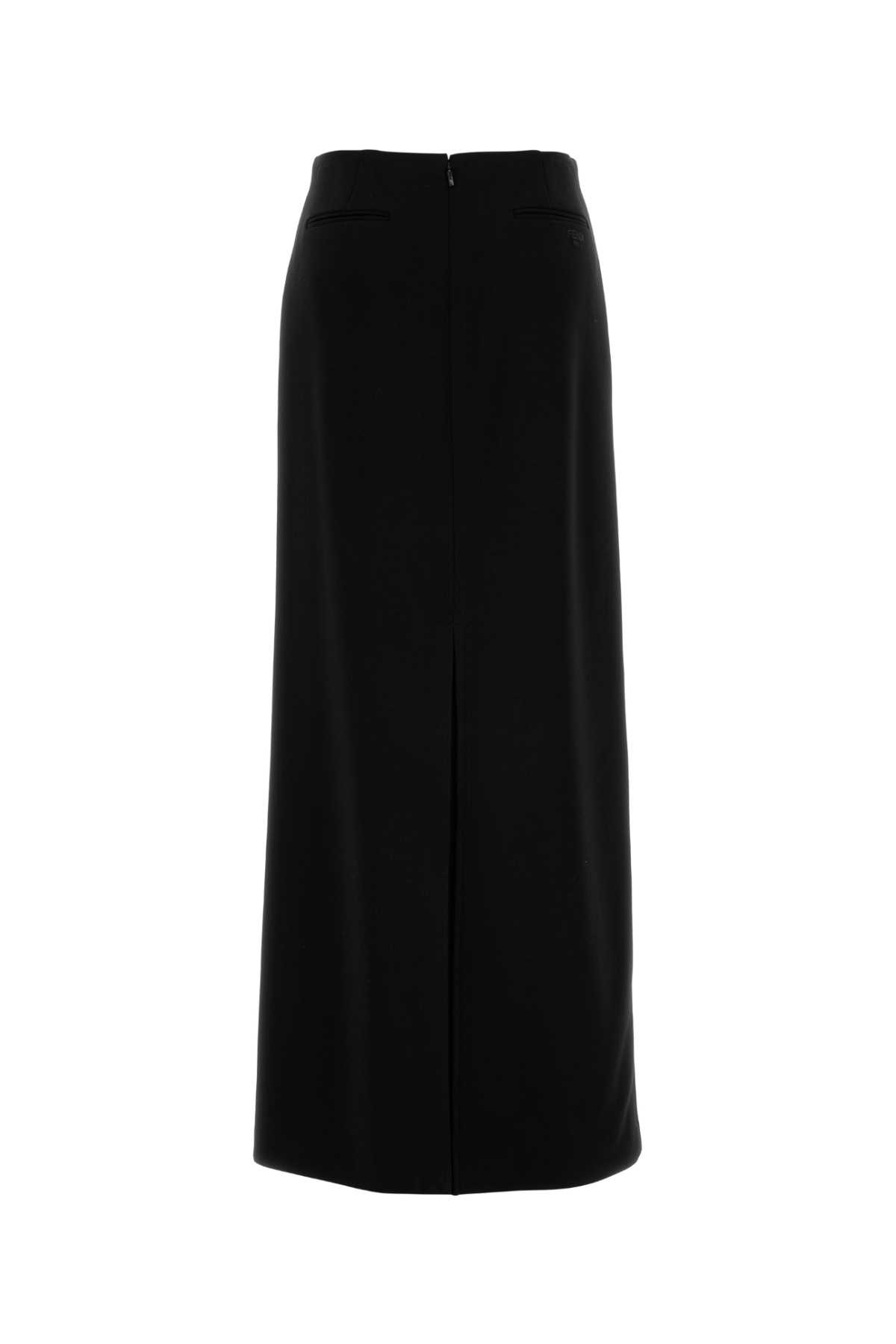 Black stretch cady skirt FQ7616ATNEF0GME (FENDI / スカート ) | FENDI (フェンディ)(1)