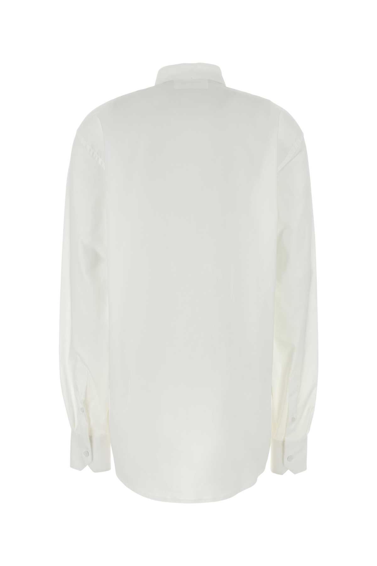 White stretch poplin oversize Lavinia shirt ARMTMSH06C010001 (ARMARIUM / シャツ・ブラウス ) | ARMARIUM (アルマリウム)(1)