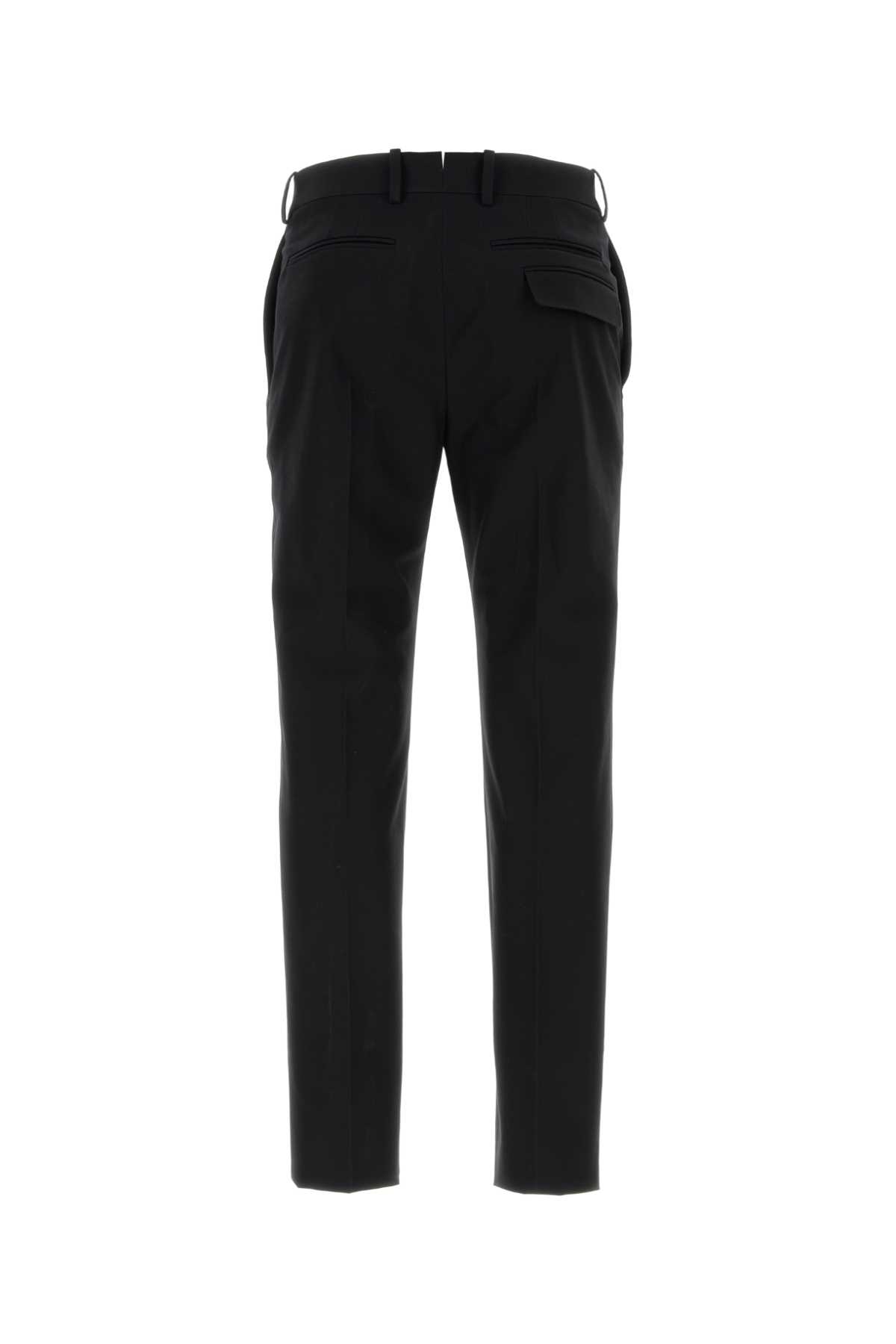 Black cotton pant 745582QVS031000 (Alexander McQUEEN / パンツ ) | Alexander McQUEEN (アレキサンダー・マックイーン)(1)