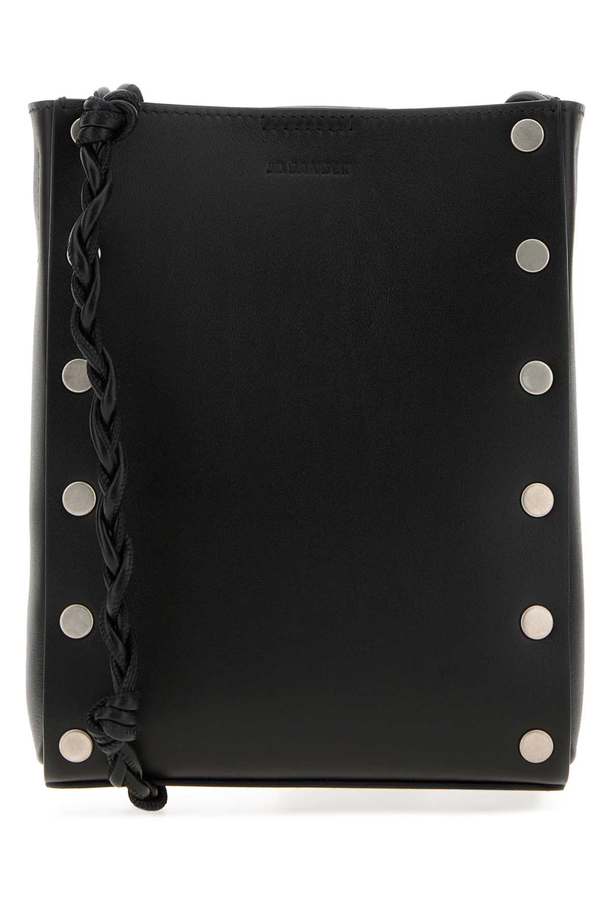 Black leather Tangle crossbody bag J26WG0065P8506001 (Jil Sander / ハンドバッグ・ショルダーバッグ ) | Jil Sander (ジルサンダー)