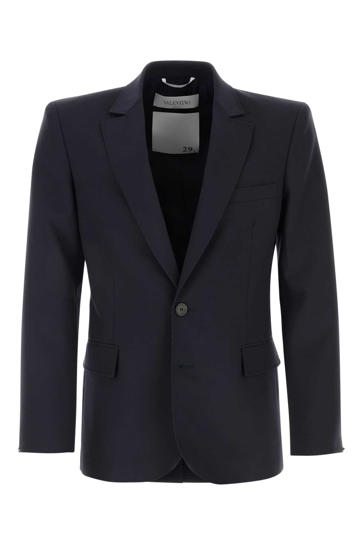 Midnight blue wool blazer 4V3CEF618EJ598 (Valentino Garavani / ブレザー・ジャケット ) | Valentino Garavani (ヴァレンティノ)