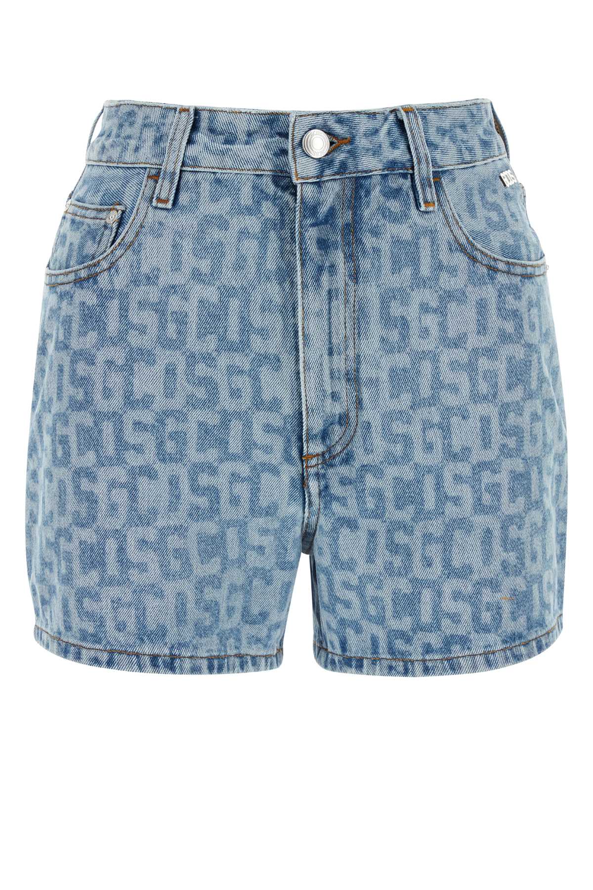 Printed denim shorts A1CW3100DA275 (GCDS / ショートパンツ ) | GCDS (ジーシーディーエス)