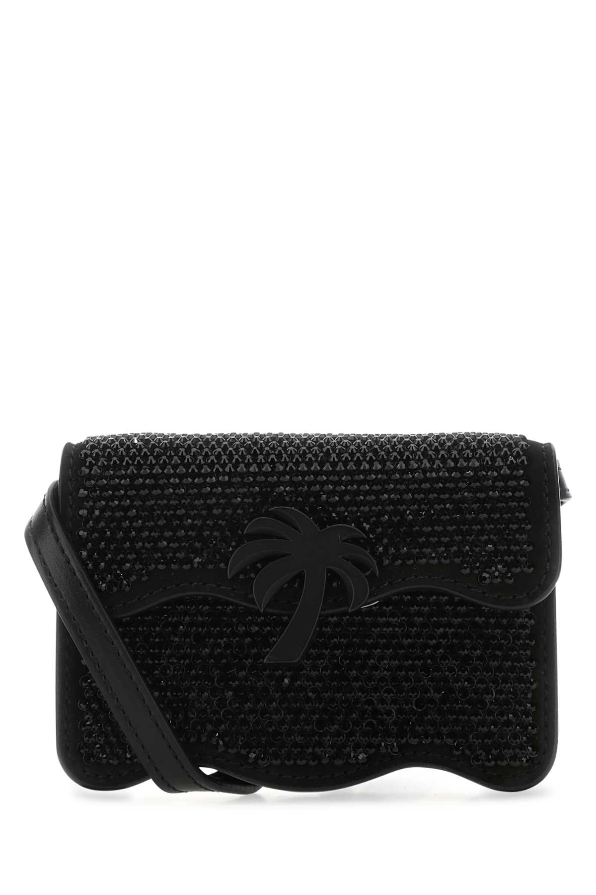 Embellished leather micro Palm Beach crossbody bag PWNX001S23LEA0031072 (Palm Angels / ハンドバッグ・ショルダーバッグ ) | Palm Angels (パームエンジェルス)