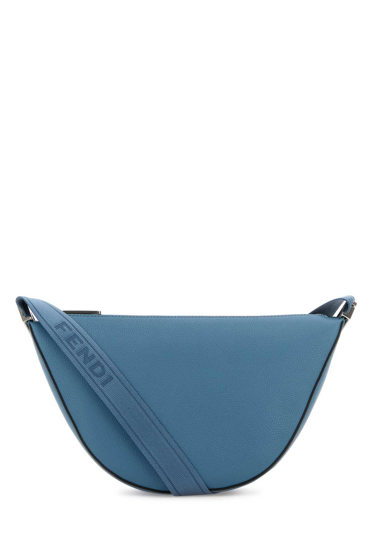 Cerulean blue leather small Fendi Melon crossbody bag 7VA635ASIHF022W (FENDI / ハンドバッグ・ショルダーバッグ ) | FENDI (フェンディ)