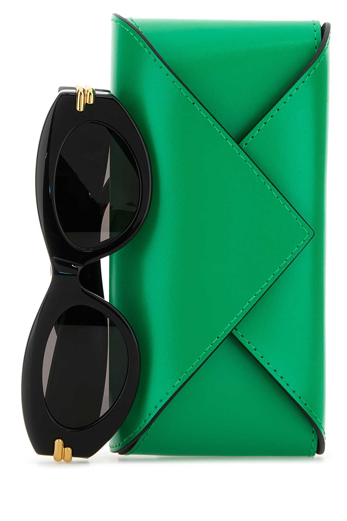 Black acetate sunglasses 799394V2Q301049 (Bottega Veneta / サングラス・アイウェア ) | Bottega Veneta (ボッテガ・ヴェネタ)(2)