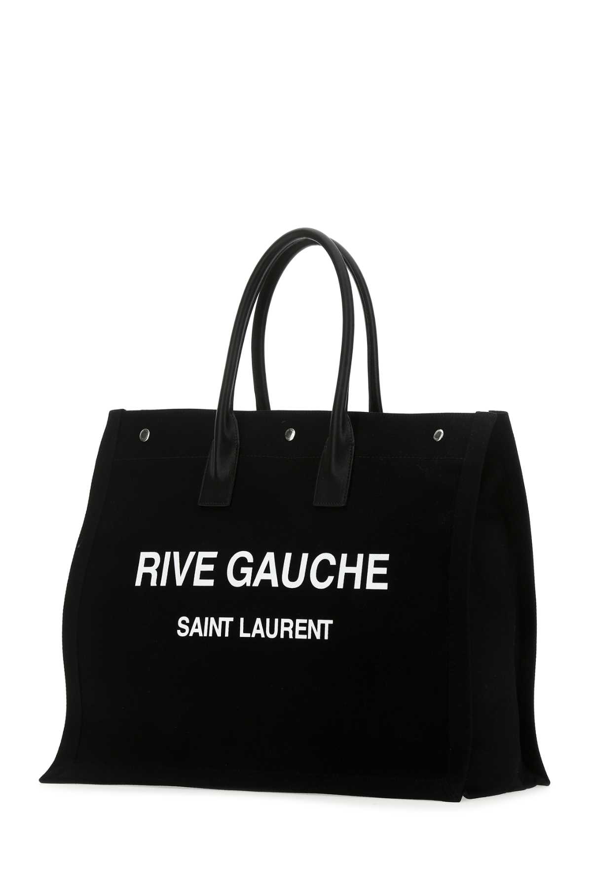 Black canvas Rive Gauche shopping bag 499290FAAVR1070 (Saint Laurent / トートバッグ ) | Saint Laurent (サンローラン)(1)