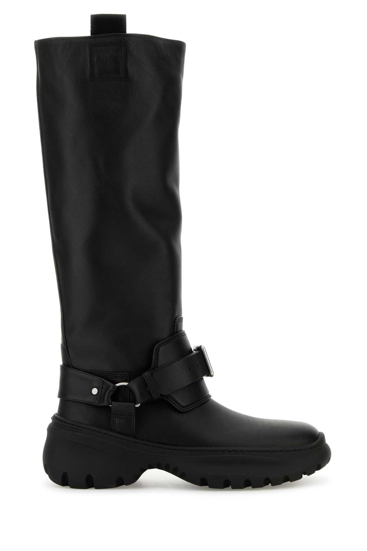 Black leather Stomp boots 8096904A1189 (Burberry / ブーツ ) | Burberry (バーバリー)