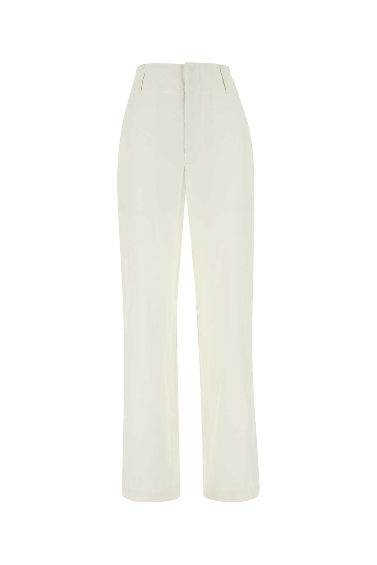 Ivory cotton wide-leg pant 703117VA5Y02945 (Bottega Veneta / パンツ ) | Bottega Veneta (ボッテガ・ヴェネタ)