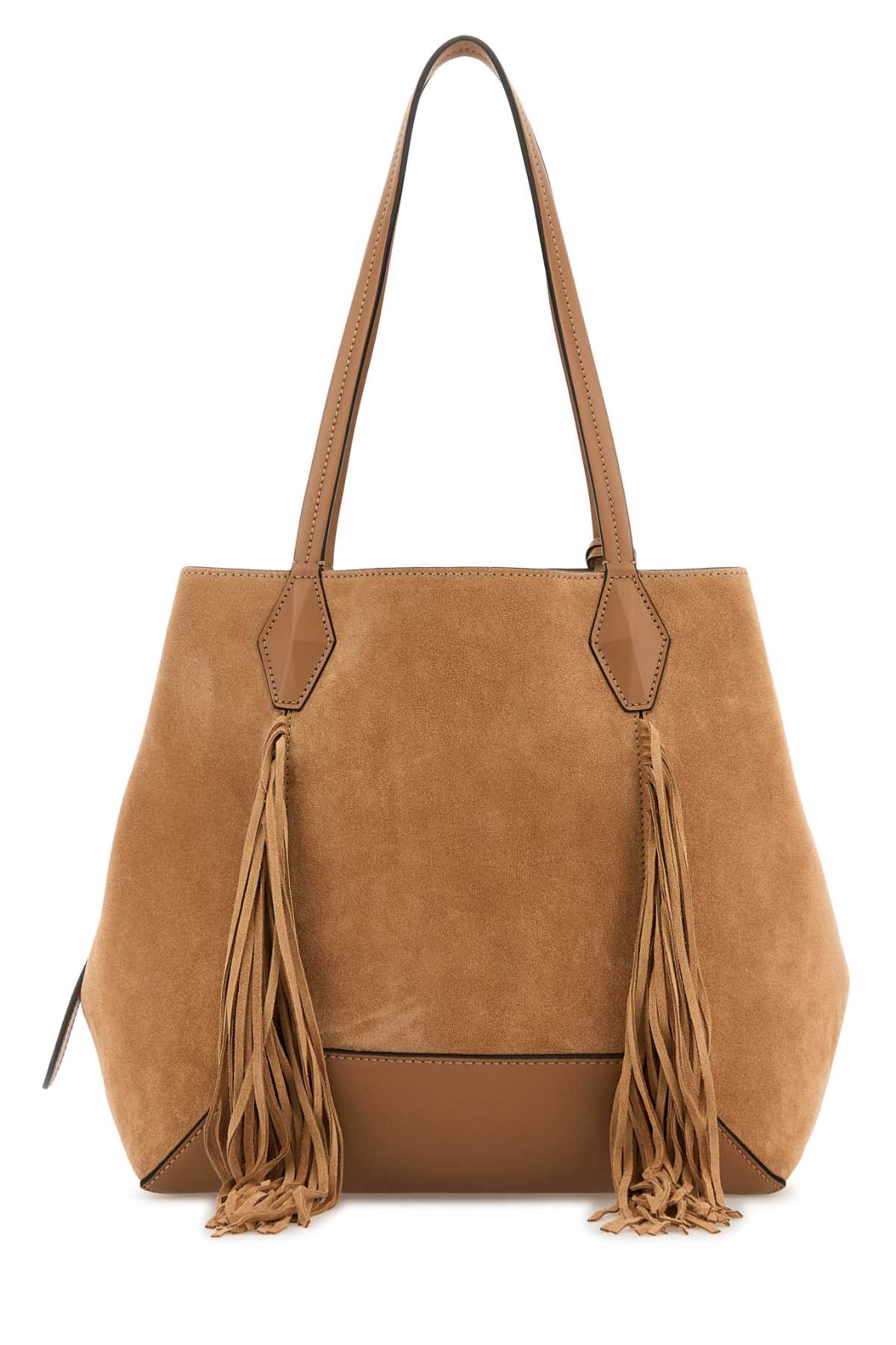 Camel suede Diamond shopping bag DIAMONDTOTEMJSUTOFFEEGOLD (JIMMY CHOO / トートバッグ ) | JIMMY CHOO (ジミー チュウ)(2)