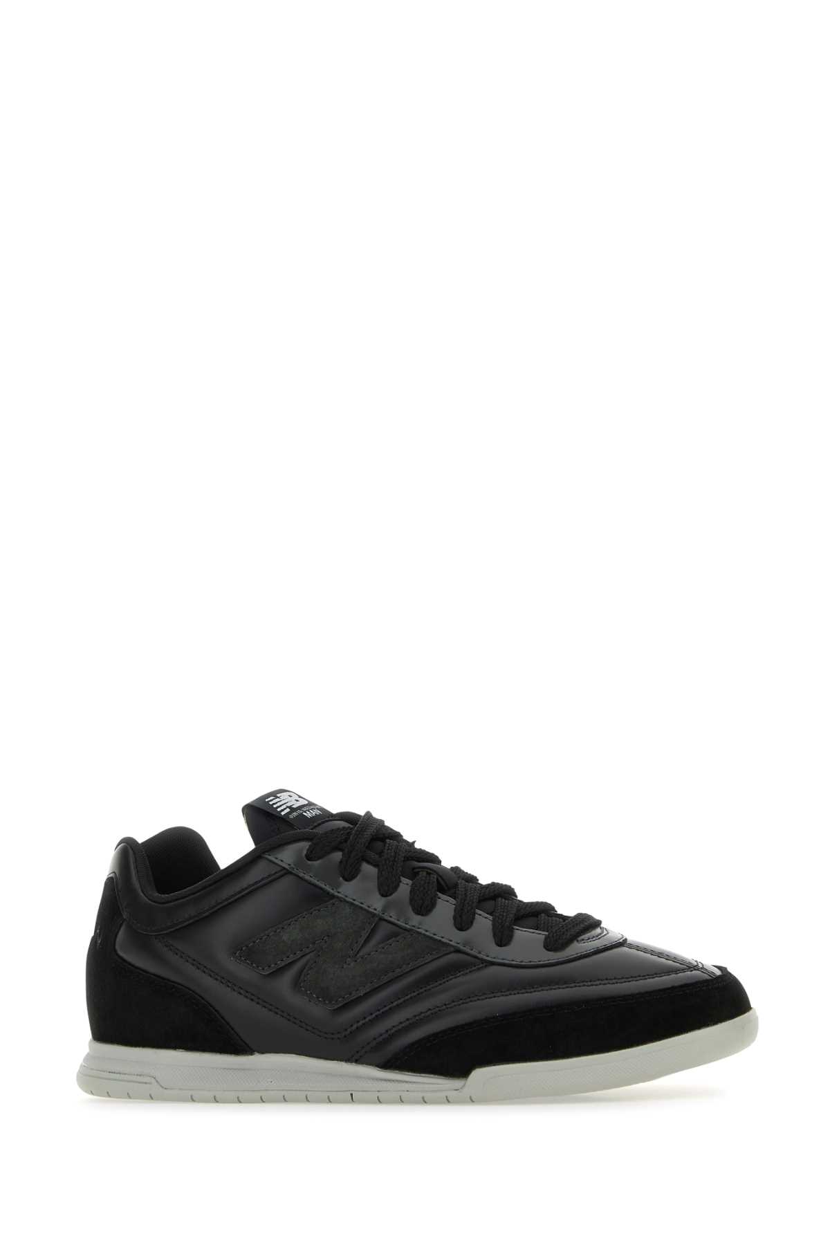 Black leather Junya Watanabe X New Balance sneakers WMK101S24BLACK (JUNYA WATANABE / スニーカー ) | JUNYA WATANABE (ジュンヤ ワタナベ)(1)