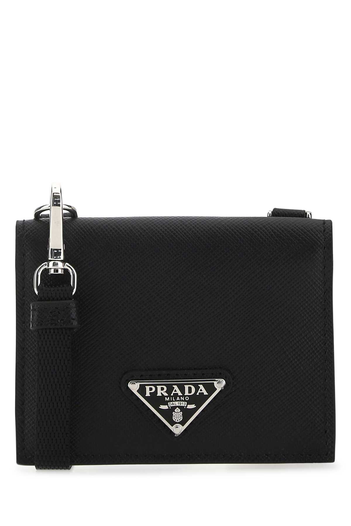 Black leather cardholder 2MR035QHHF0002 (Prada / 財布・カードケース ) | Prada (プラダ)