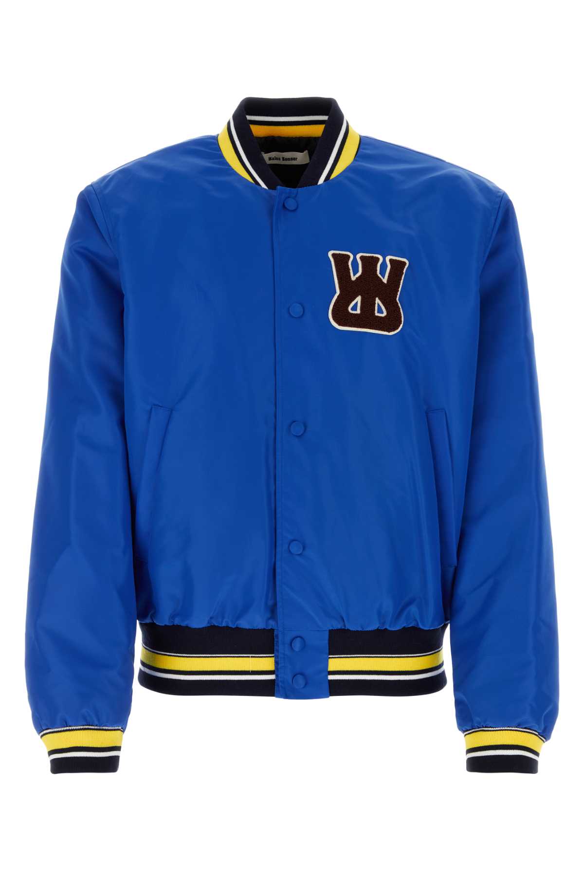 Electric blue nylon Sorbonne 56 bomber jacket MA23JA12NY01500BLUE (Wales Bonner / カジュアルジャケット ) | Wales Bonner (ウェールズ ボナー)