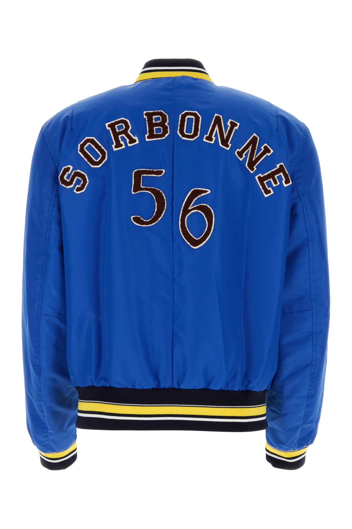 Electric blue nylon Sorbonne 56 bomber jacket MA23JA12NY01500BLUE (Wales Bonner / カジュアルジャケット ) | Wales Bonner (ウェールズ ボナー)(1)