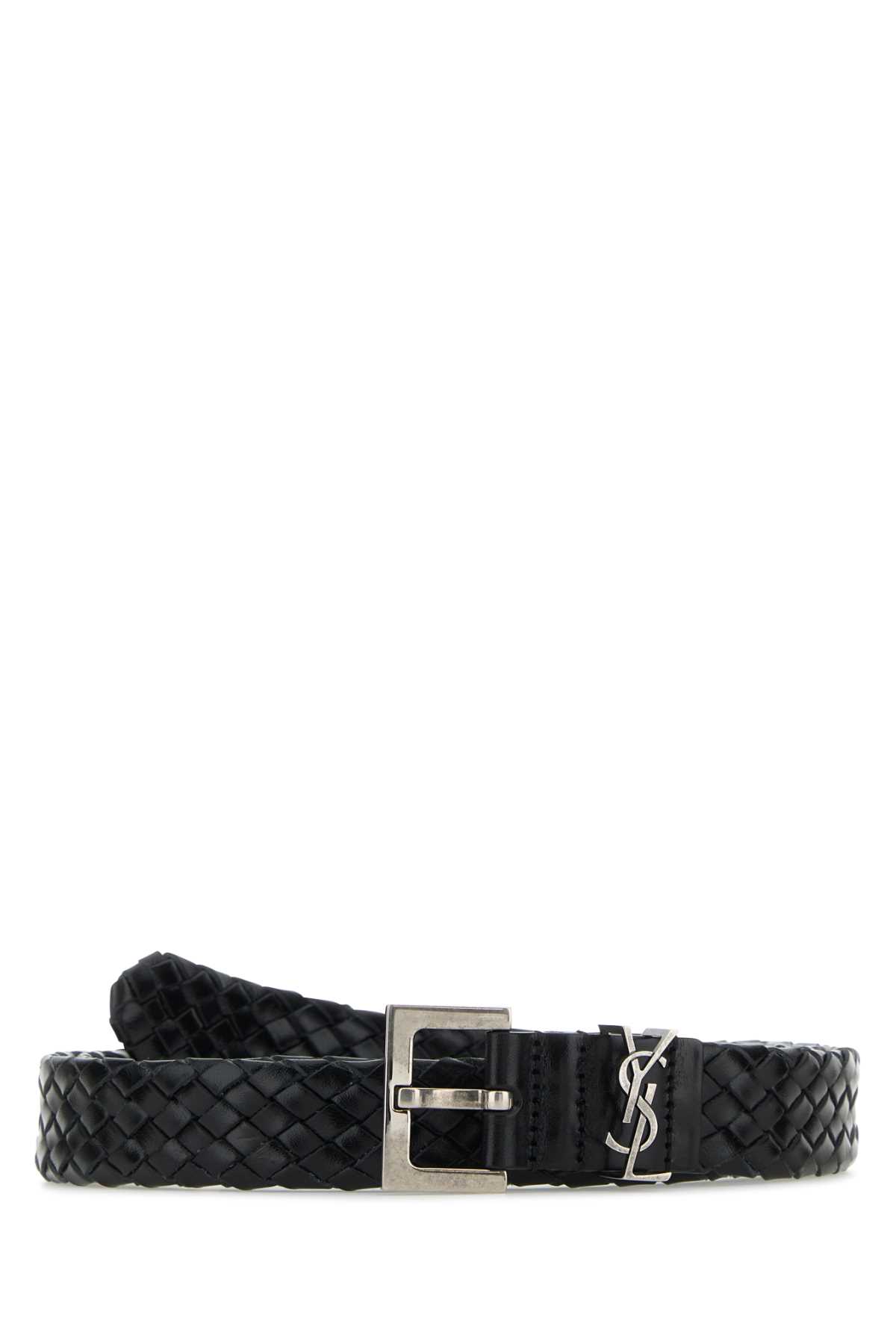 Black leather Cassandre belt 777315AAC781000 (Saint Laurent / ベルト・サスペンダー ) | Saint Laurent (サンローラン)