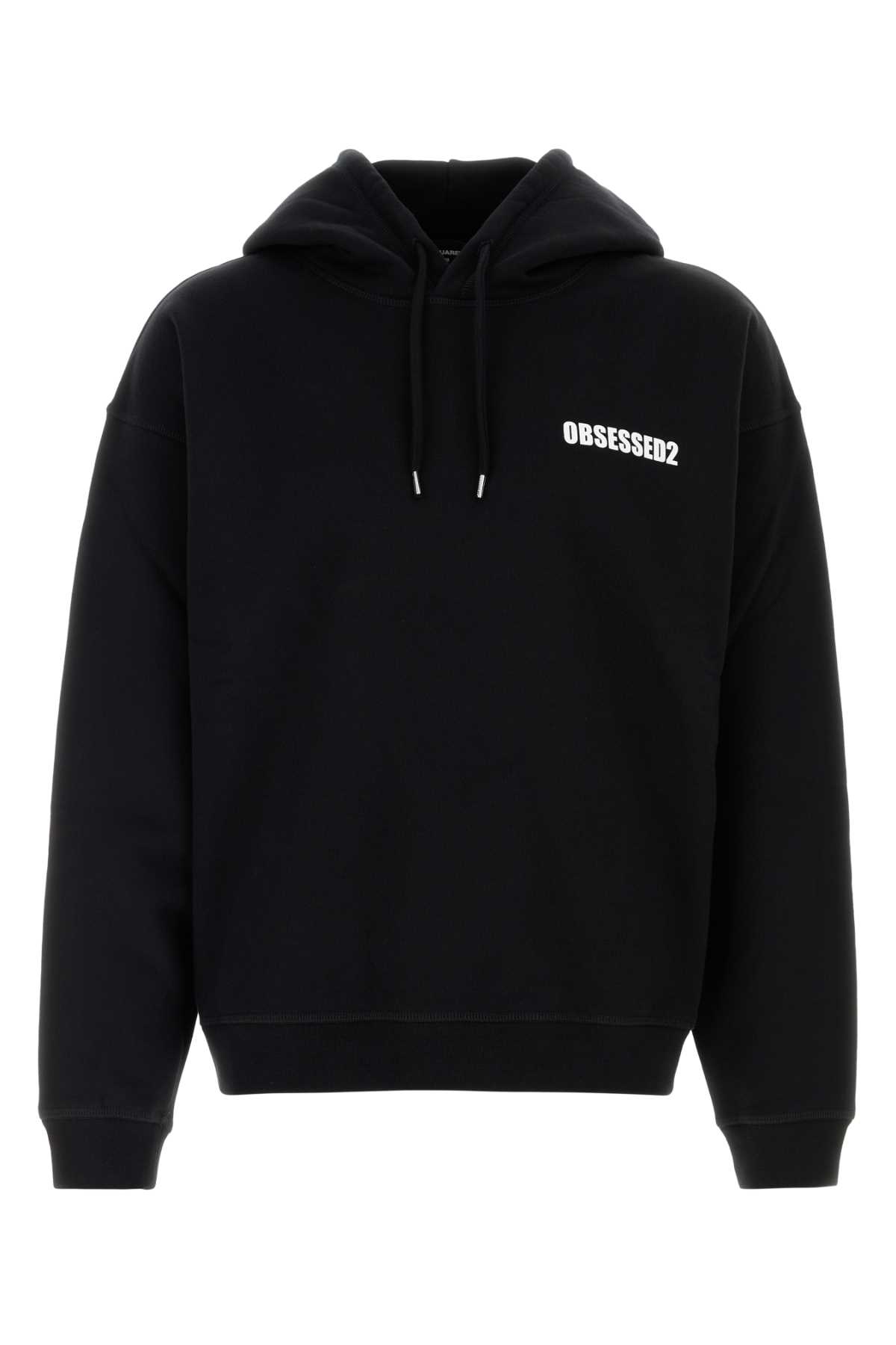 Black cotton sweatshirt S71GU0754S25516900 (Dsquared2 / スウェット・フーディー ) | Dsquared2 (ディースクエアード)