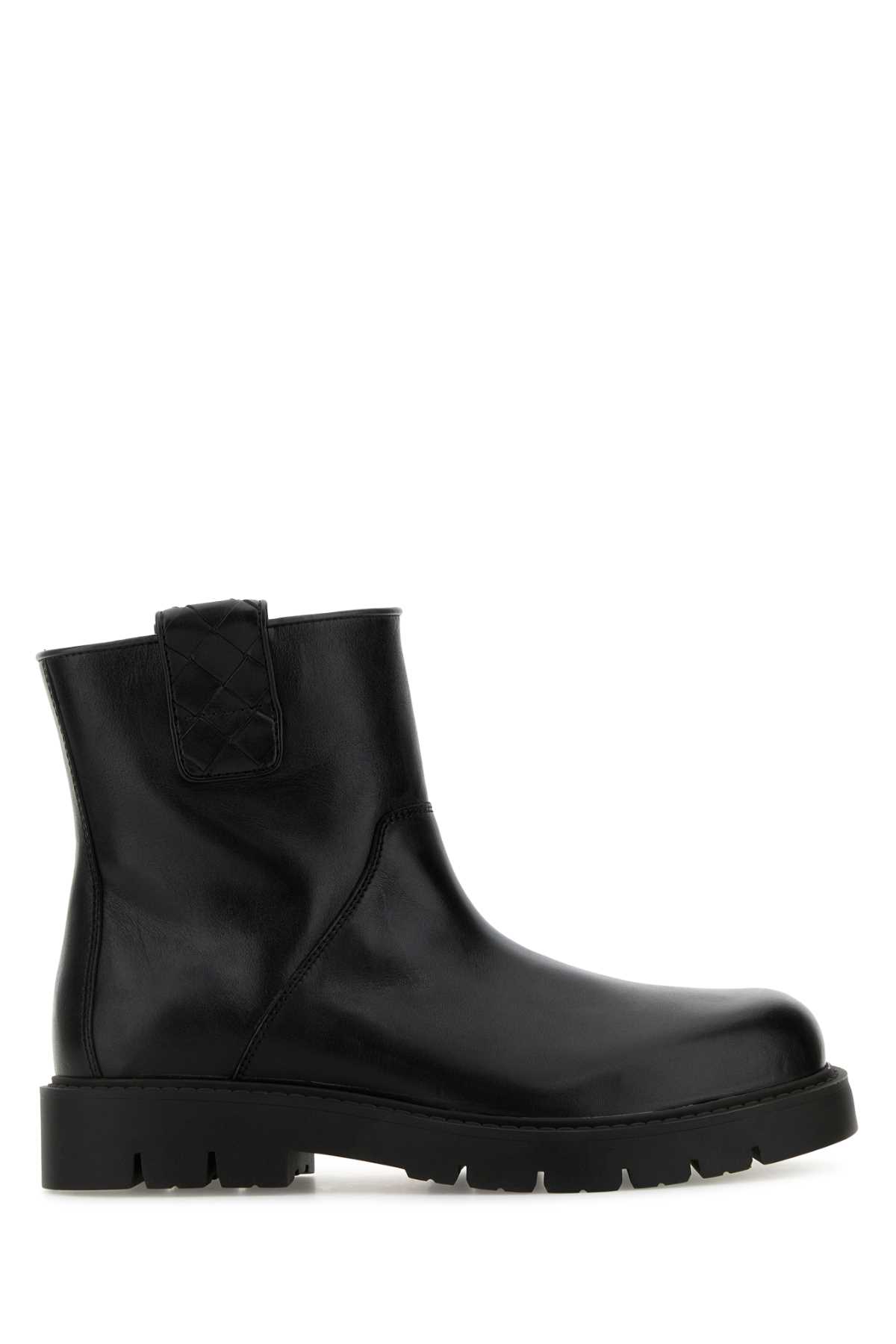 Black leather Haddock ankle boots 816624V54W01000 (Bottega Veneta / ブーツ ) | Bottega Veneta (ボッテガ・ヴェネタ)