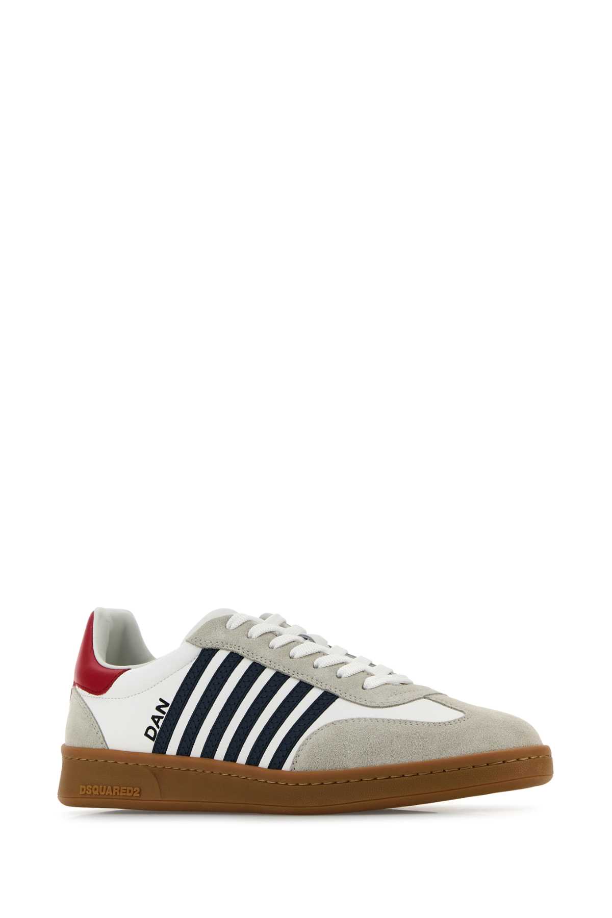 White leather Boxer sneakers SNM036401504118M1424 (Dsquared2 / スニーカー ) | Dsquared2 (ディースクエアード)(1)
