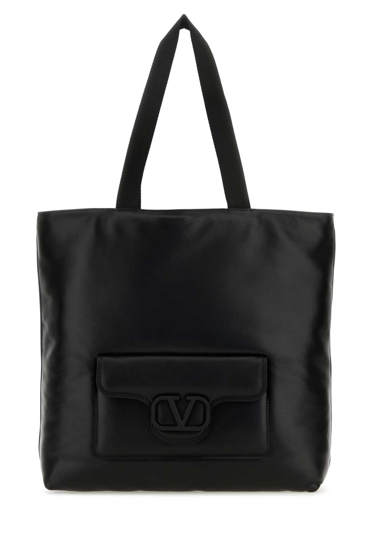 Black nappa leather Valentino Garavani Noir shopping bag 5Y2B0C79ZIQ0NO (Valentino Garavani / トートバッグ ) | Valentino Garavani (ヴァレンティノ)