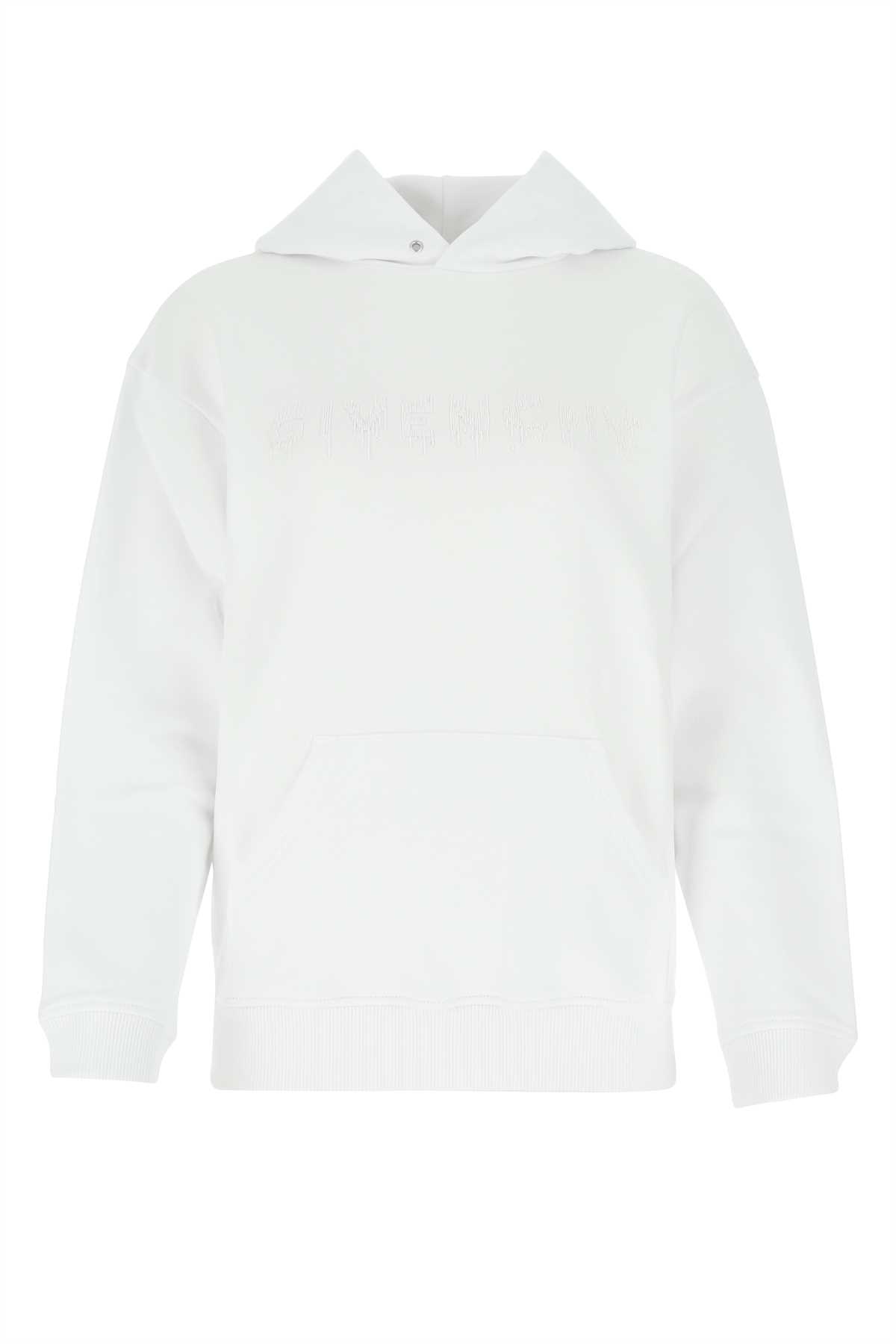 White cotton oversize t-shirt BWJ01C3Z4D100 (GIVENCHY / スウェット・フーディー ) | GIVENCHY (ジバンシィ)