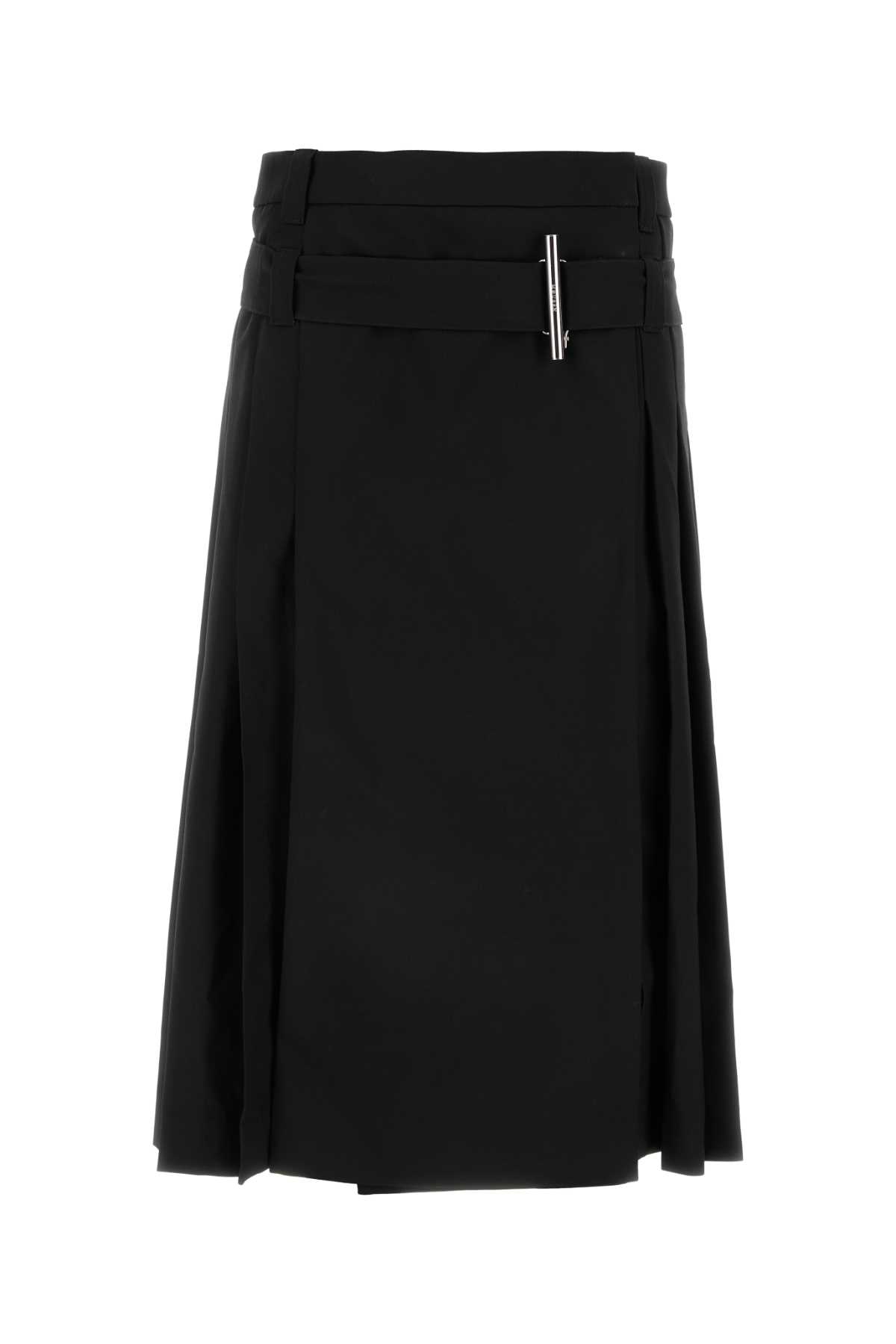 Black wool skirt 802237QJACA1000 (Alexander McQUEEN / スカート ) | Alexander McQUEEN (アレキサンダー・マックイーン)