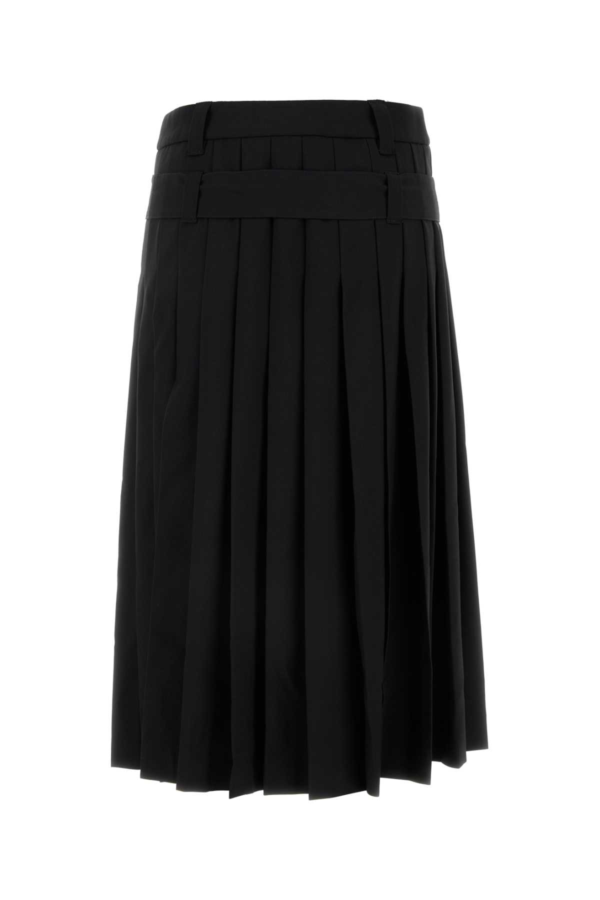 Black wool skirt 802237QJACA1000 (Alexander McQUEEN / スカート ) | Alexander McQUEEN (アレキサンダー・マックイーン)(1)