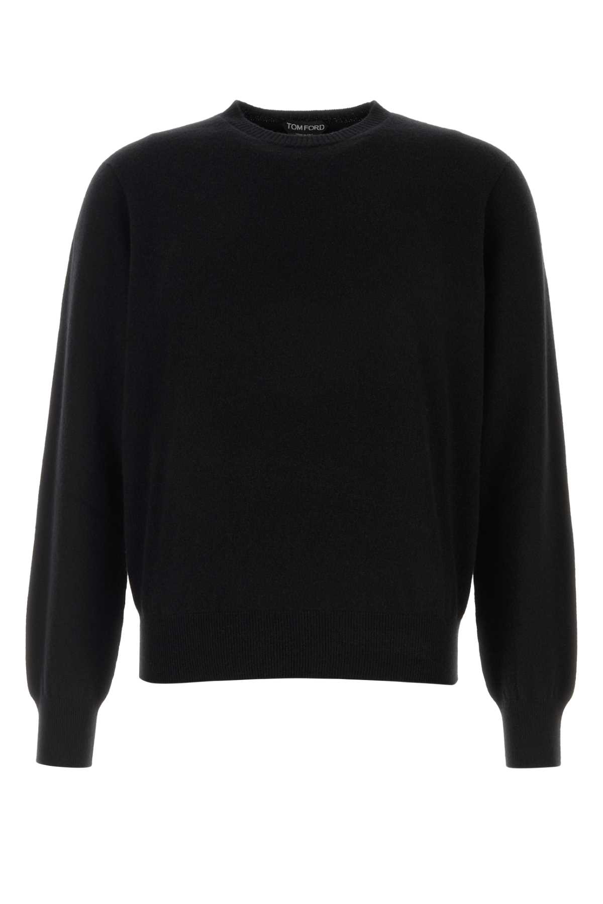 Black cashmere sweater KCL033YMK070LB999 (TOM FORD / ニット・セーター・カーディガン ) | TOM FORD (トムフォード)