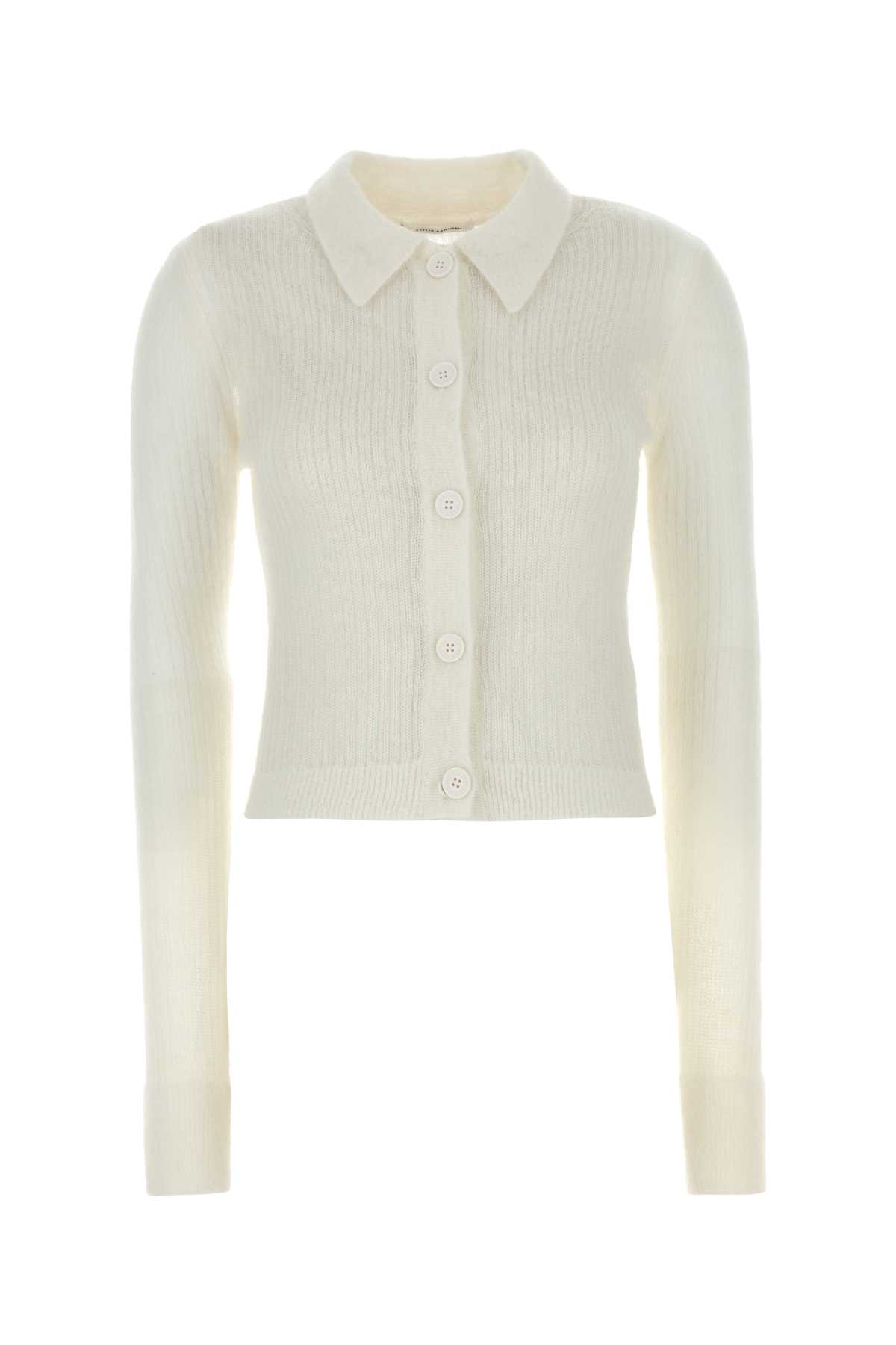 White mohair blend Jaki cardigan 424KNI52004WHITE (Cecilie Bahnsen / ニット・セーター・カーディガン ) | Cecilie Bahnsen (セシリー・バンセン)