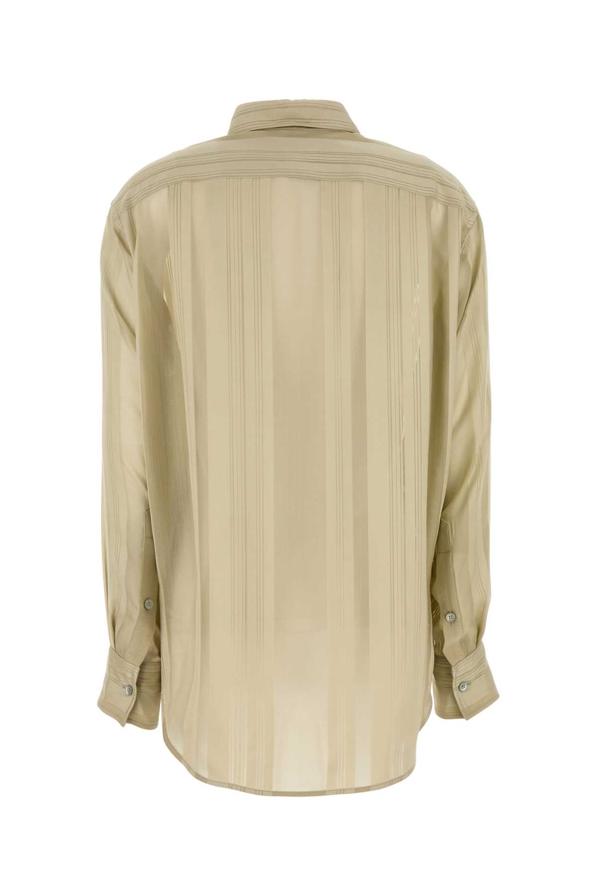 Khaki silk shirt 6201493FJ2593410 (Stella McCartney / シャツ・ブラウス ) | Stella McCartney (ステラ マッカートニー)(1)