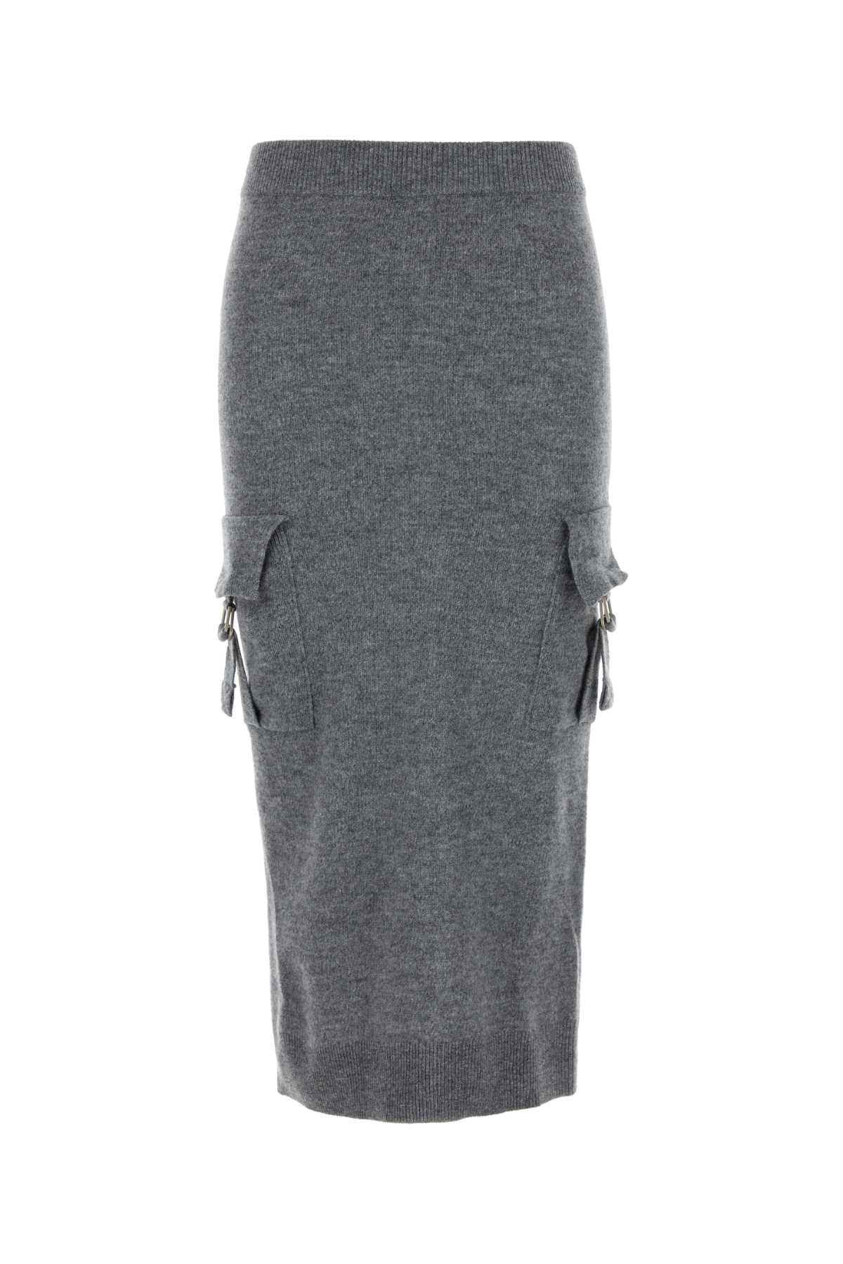 Grey wool skirt 2G272AN0979 (Blumarine / スカート ) | Blumarine (ブルマリン)