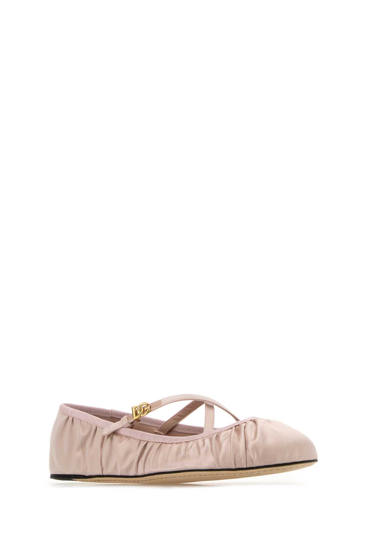 Pastel pink satin Vally ballerinas CB0258AD1608S904 (Dolce & Gabbana / フラットシューズ ) | Dolce & Gabbana (ドルチェガッバーナ)(1)