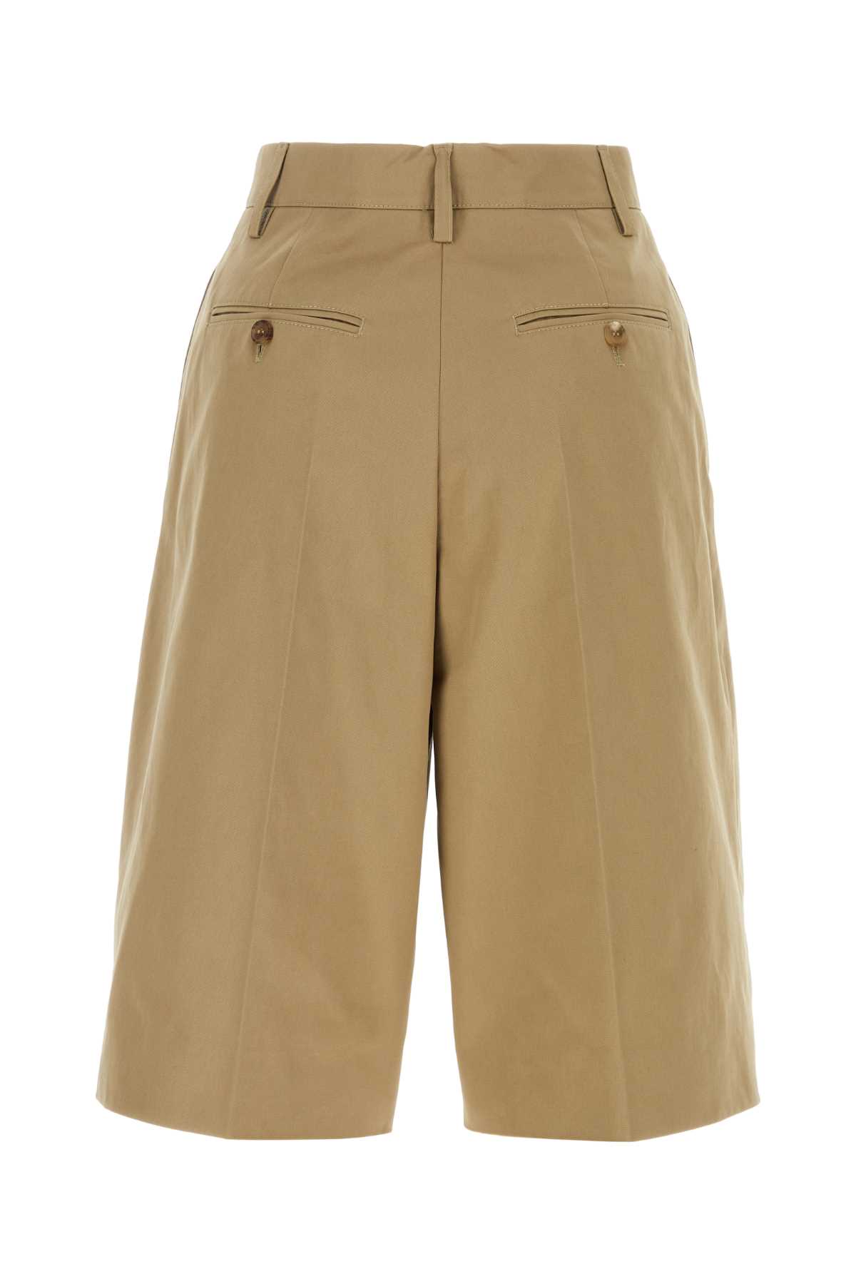 Beige cotton bermuda shorts P273HSOOO14WQF0241 (Prada / ショートパンツ ) | Prada (プラダ)(1)