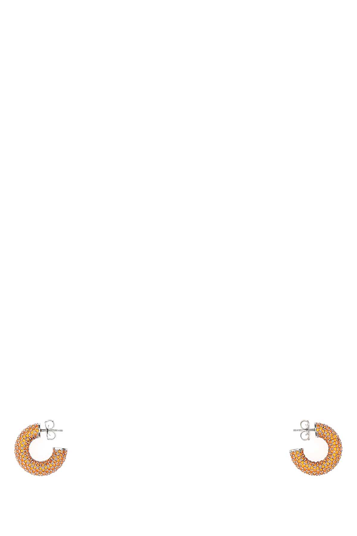 Embellished metal mini Cameron earrings CAMERONHOOPMINISUN (AMINA MUADDI / ピアス・イヤリング ) | AMINA MUADDI (アミナ モアディ)