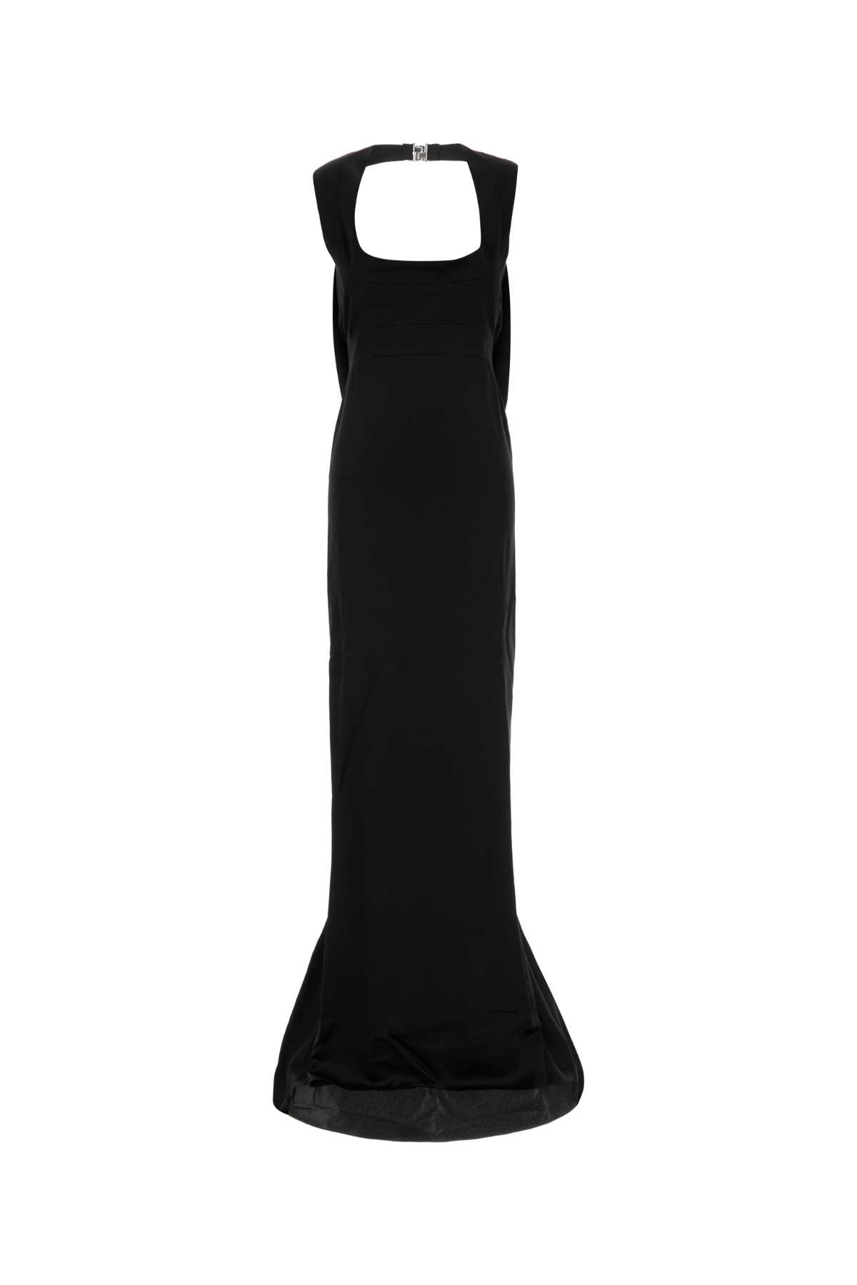 Black satin long dress S72CV0679D35413900 (Dsquared2 / ワンピース・ドレス・オールインワン ) | Dsquared2 (ディースクエアード)