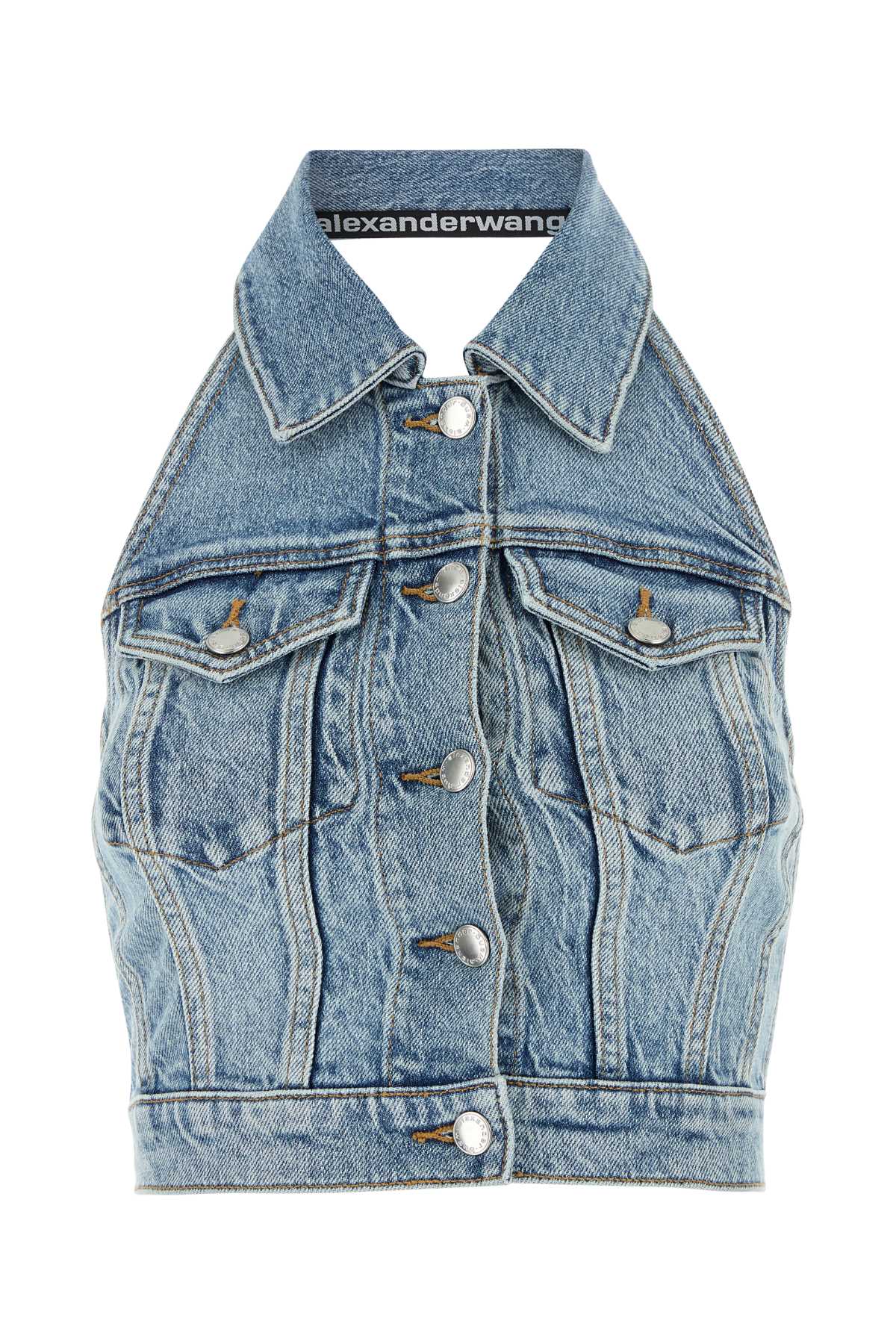 Stretch denim top 4DC3251877470C (alexanderwang / タンクトップ・キャミソール ) | alexanderwang (アレキサンダーワン)