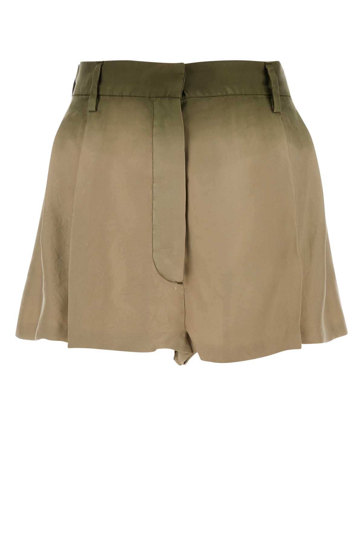 Sage green silk shorts P200ISOOO14TFF0065 (Prada / ショートパンツ ) | Prada (プラダ)