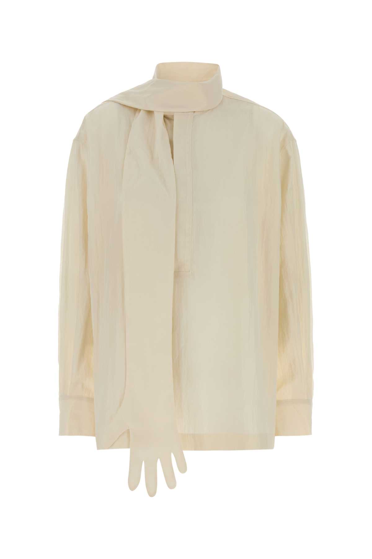 Ivory lyocell blend blouse 2503WST027W00903 (Jean Paul GAULTIER / タンクトップ・キャミソール ) | Jean Paul GAULTIER (ジャンポール ゴルチエ)