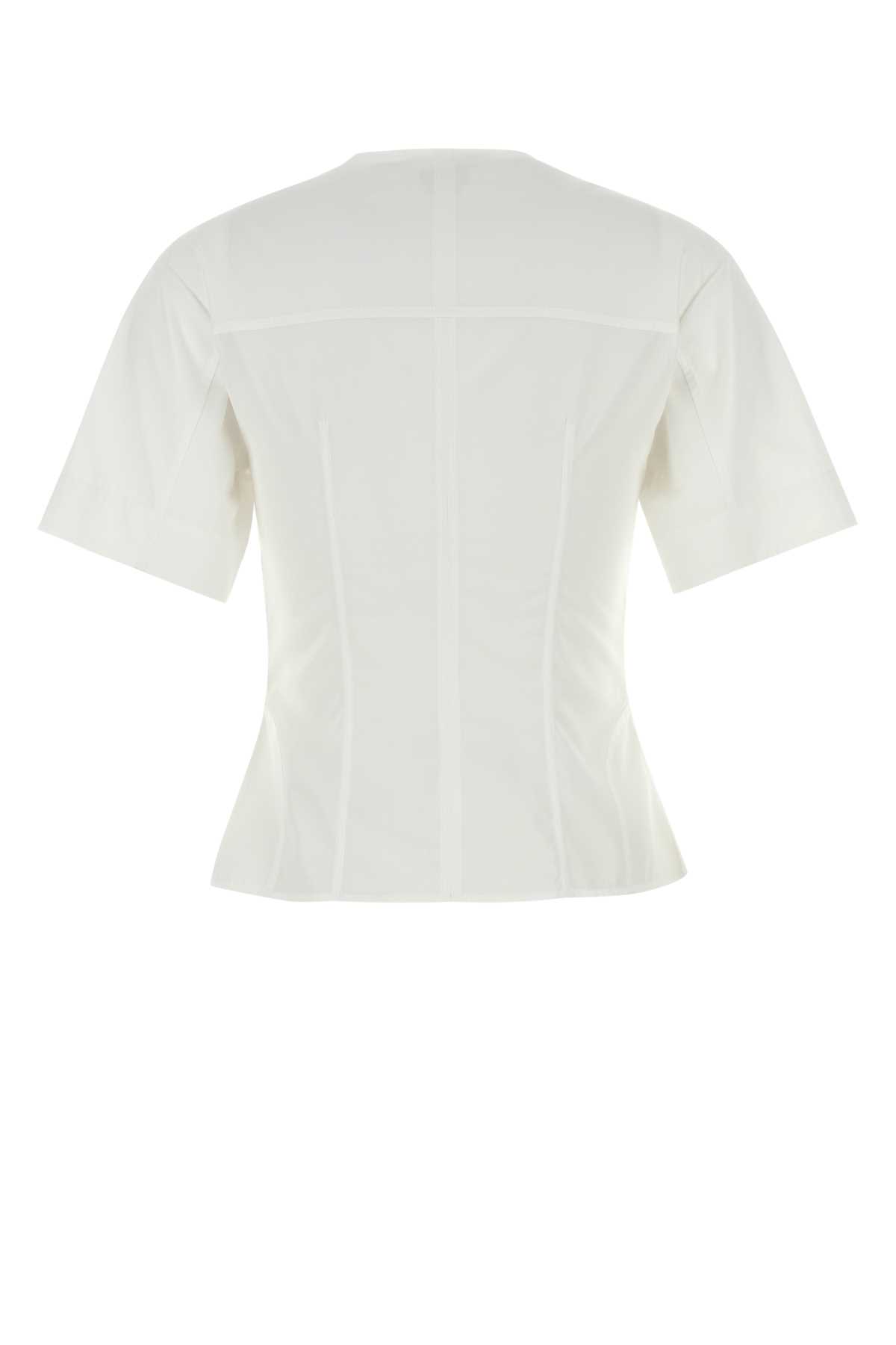 White poplin shirt 838911QAABT9000 (Alexander McQUEEN / シャツ・ブラウス ) | Alexander McQUEEN (アレキサンダー・マックイーン)(1)