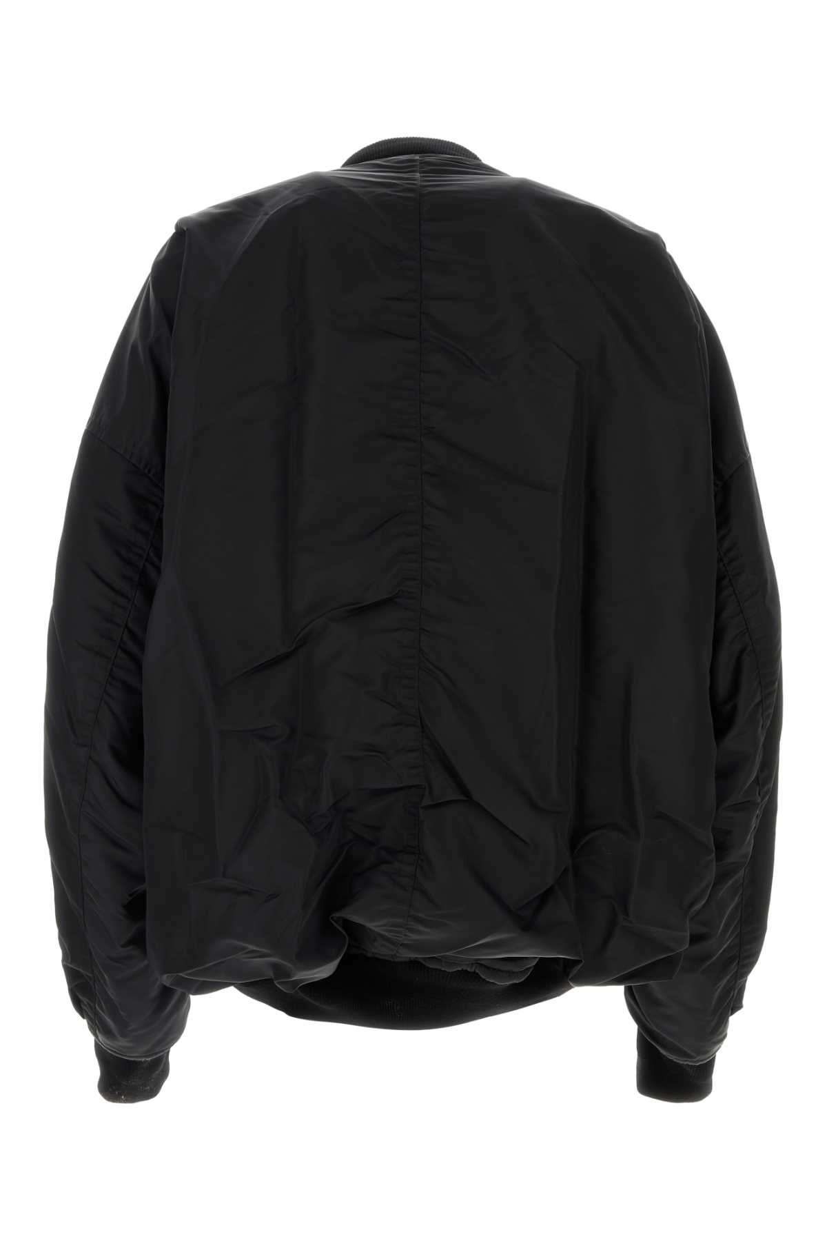 Black nylon bomber jacket A13BL053BLACK (Maison Mihara Yasuhiro / カジュアルジャケット ) | Maison Mihara Yasuhiro (メゾン ミハラ ヤスヒロ)(1)