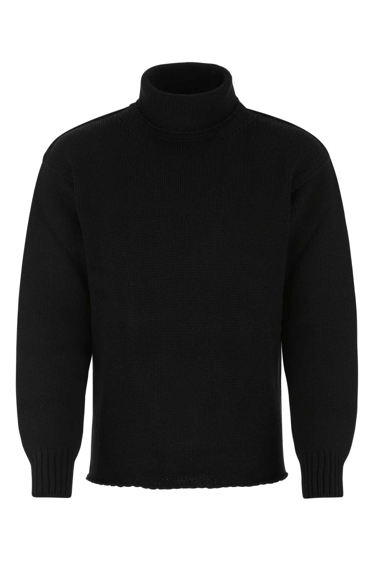 Black wool blend sweater 21CTCUM04185006157999 (Ten c / ニット・セーター・カーディガン ) | Ten c (テンシー)