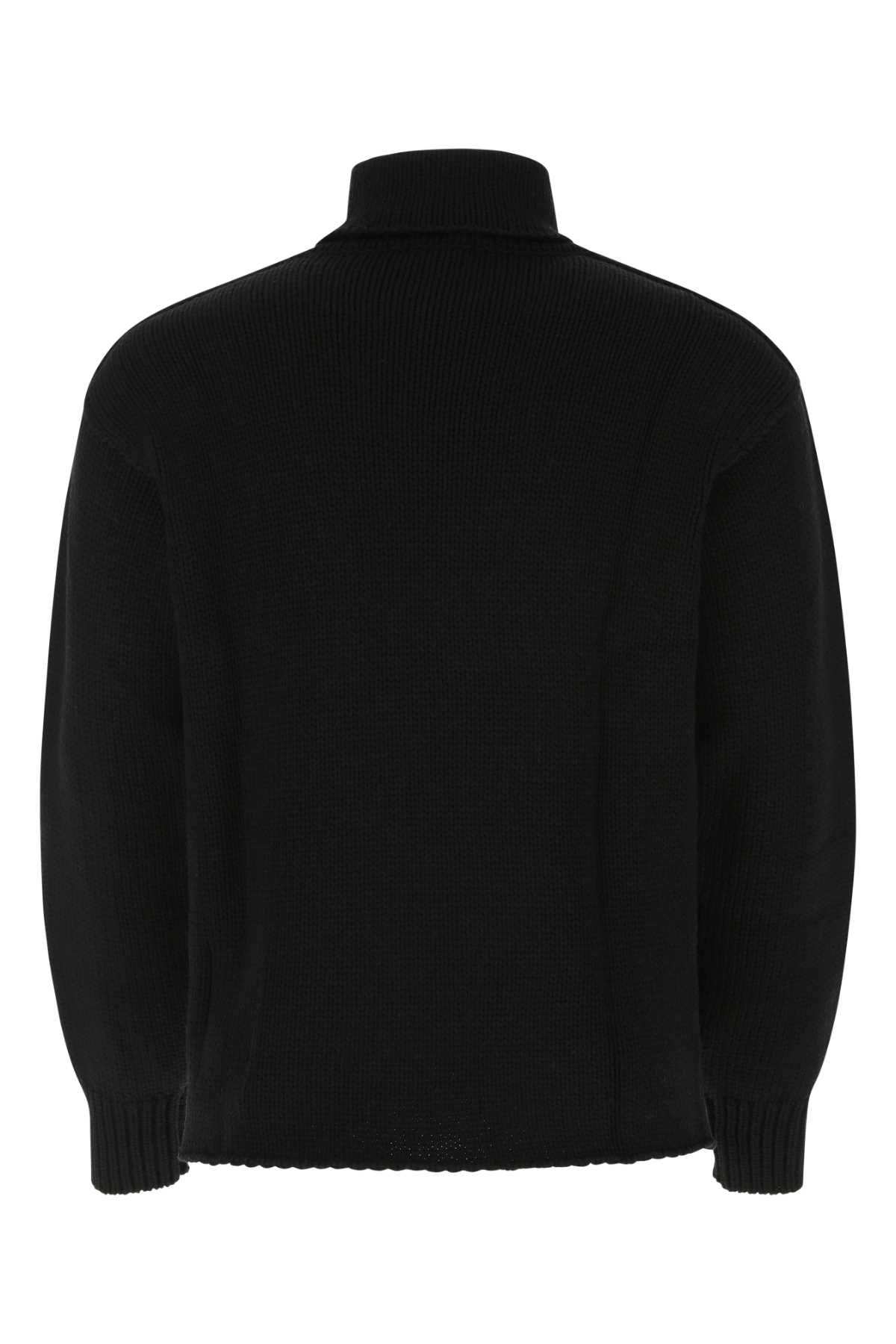 Black wool blend sweater 21CTCUM04185006157999 (Ten c / ニット・セーター・カーディガン ) | Ten c (テンシー)(1)
